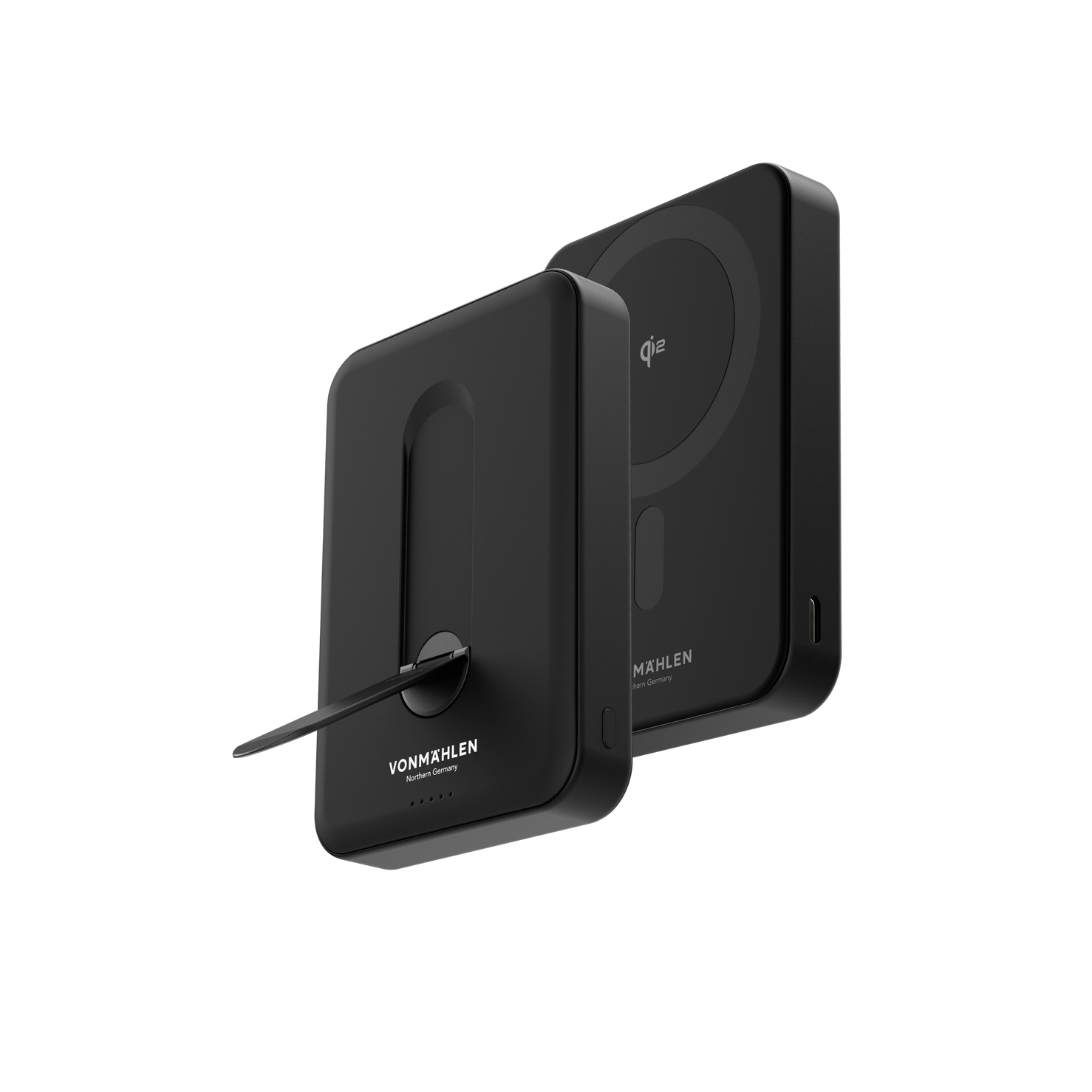 Vonmahlen Evergreen Mag Pro 10,000 mAh Power Bank with Kickstand - Black