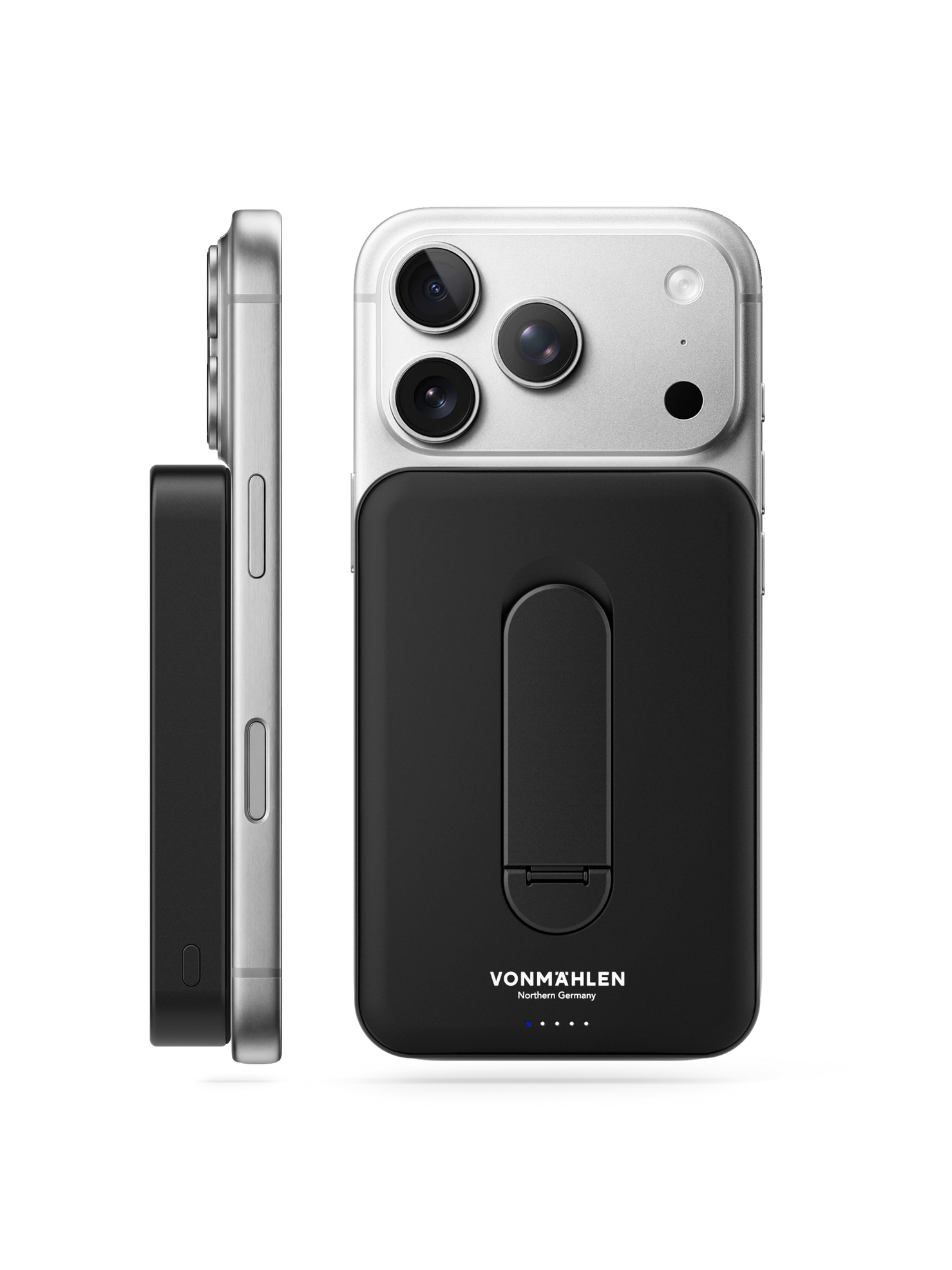 Vonmahlen Evergreen Mag Pro 10,000 mAh Power Bank with Kickstand - Black