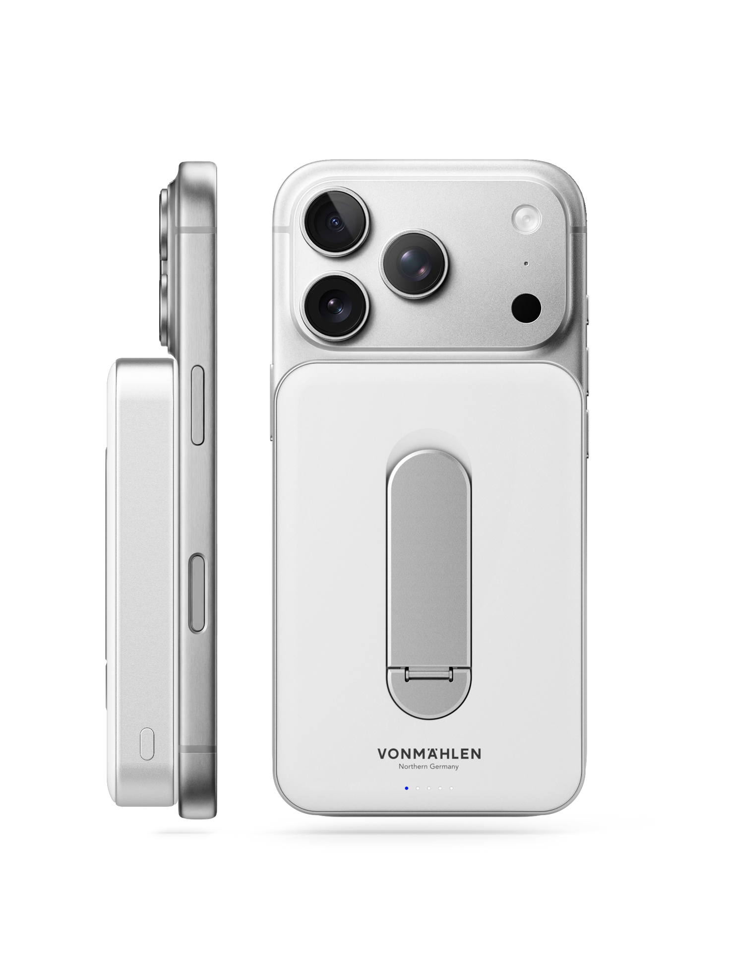 Vonmahlen Evergreen Mag Pro 10,000 mAh Power Bank with Kickstand - White