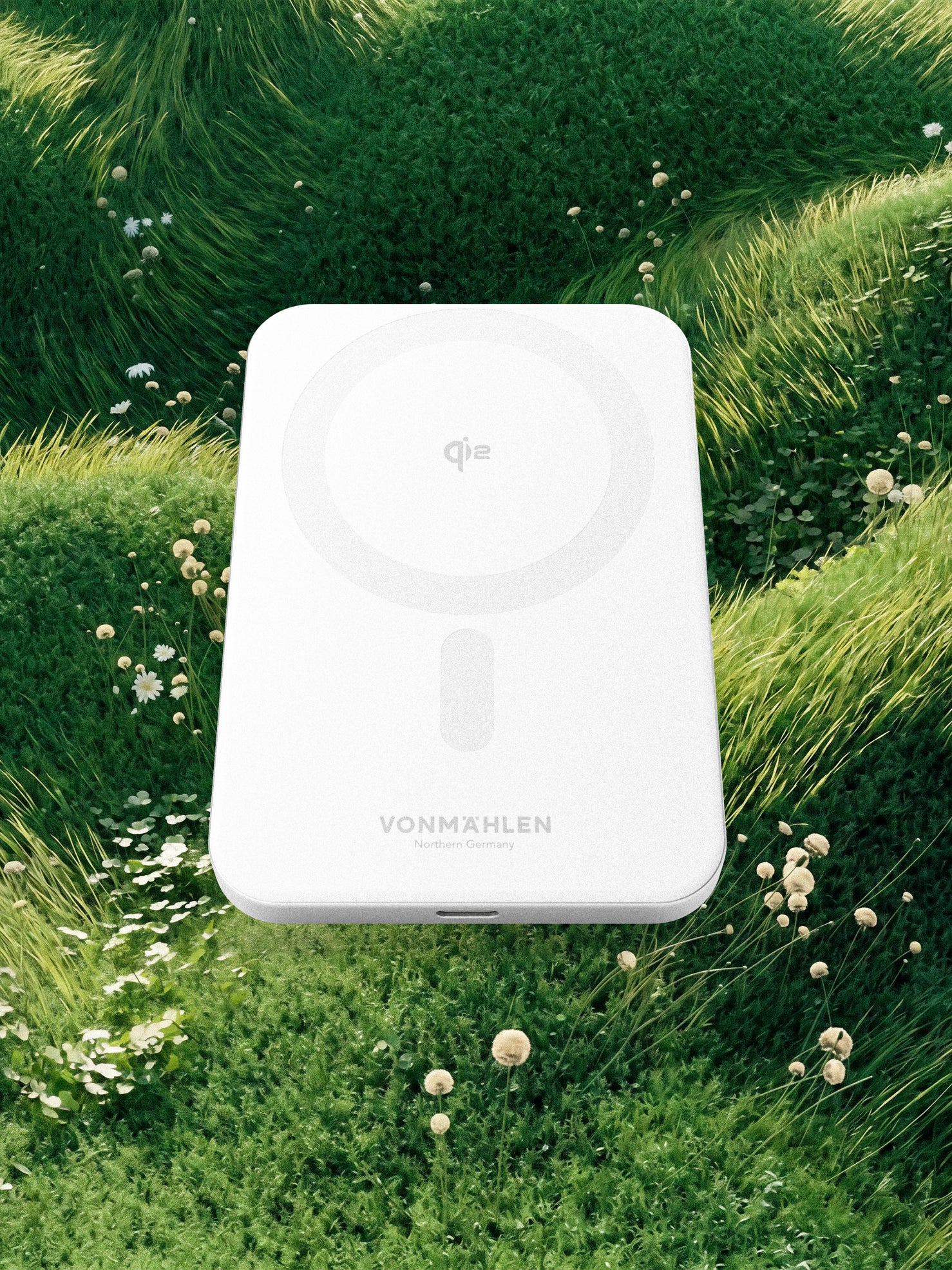 Vonmahlen Evergreen Mag 5,000 mAh Power Bank - White