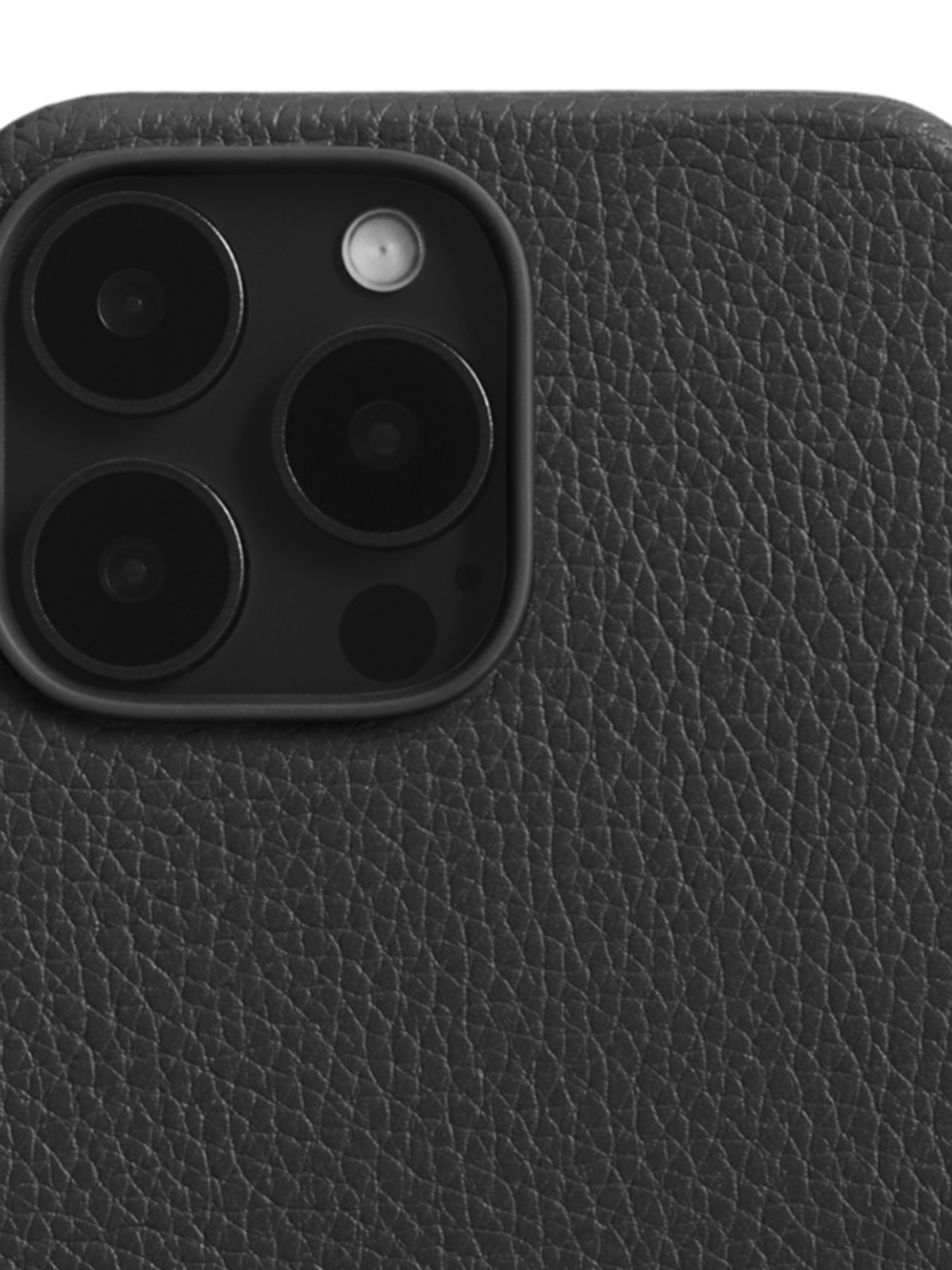 Woolnut Leather Case for iPhone 16 Pro Max - Black
