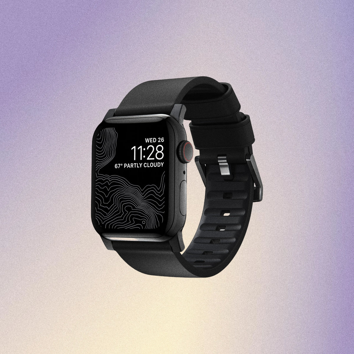 Nomad Active Band Pro - 46/49mm - Black Hardware - Black