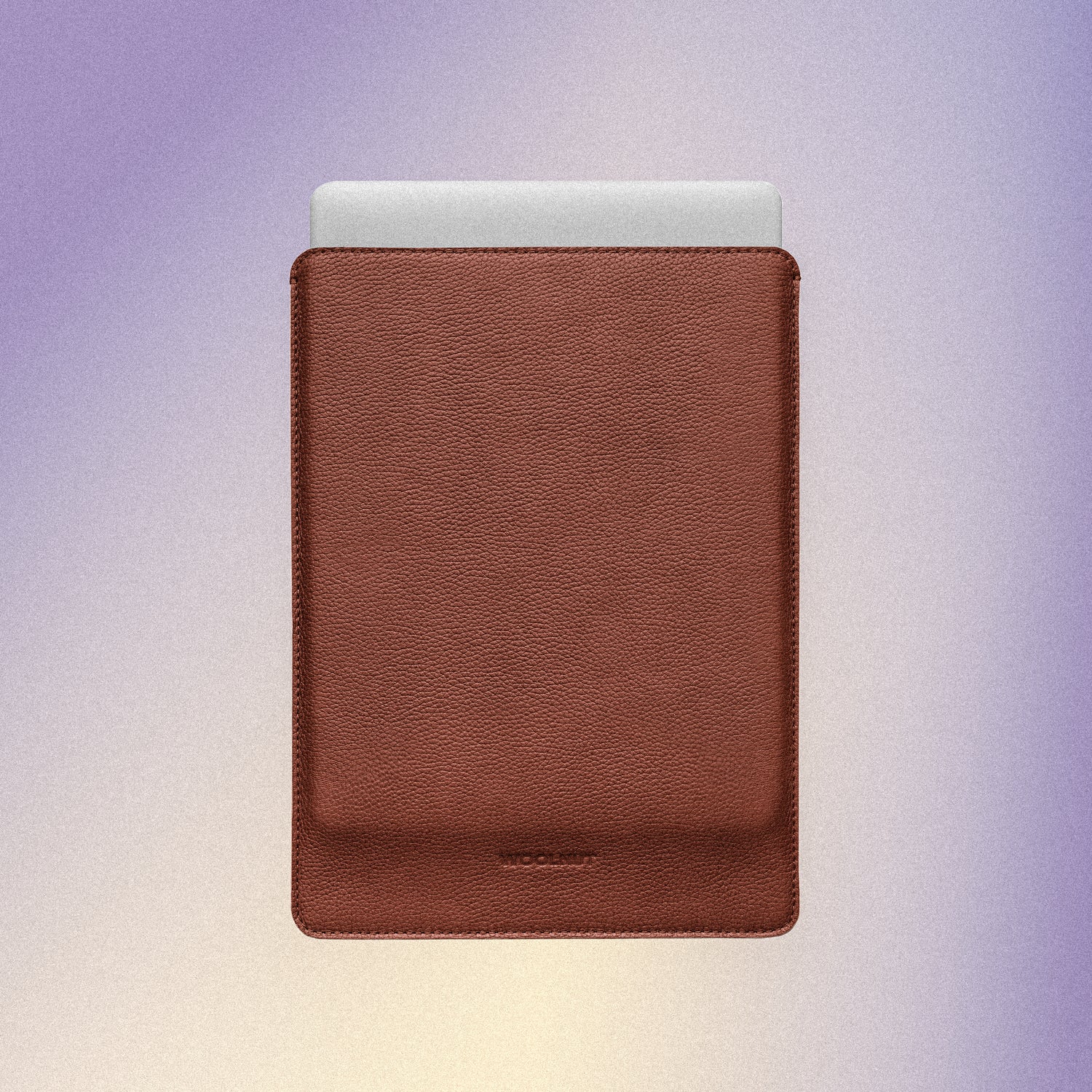 Woolnut Leather Sleeve for 16-inch MacBook Pro - Cognac