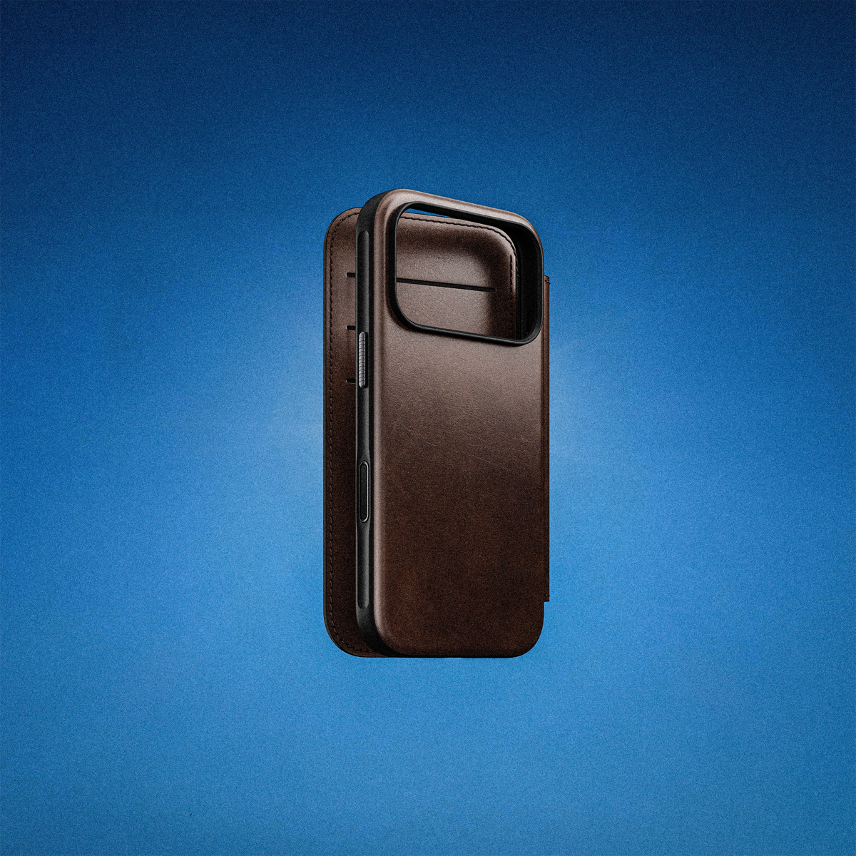 Nomad Modern Folio with Horween Leather for iPhone 18 Pro - Rustic Brown