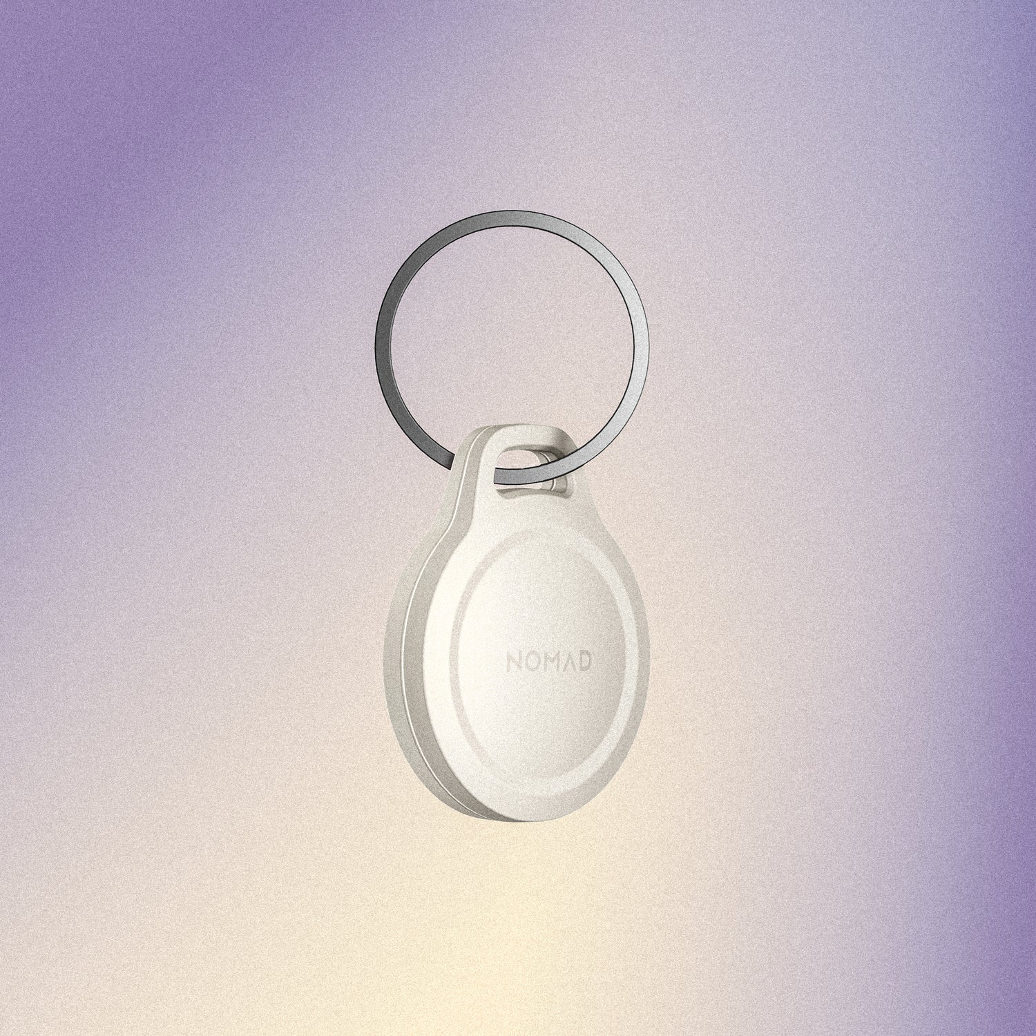 Nomad Rugged AirTag Keychain - Driftwood
