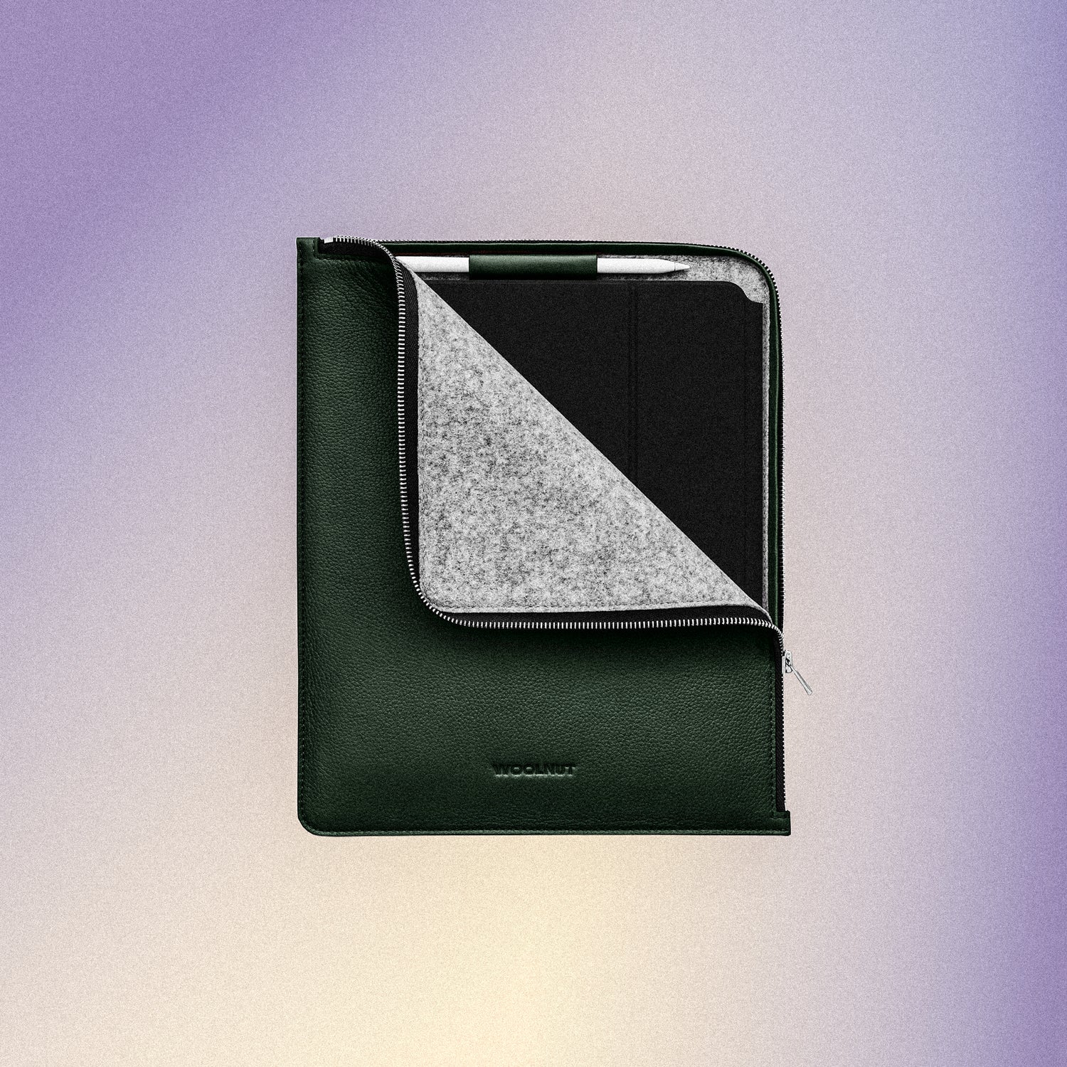 Woolnut Leather Folio for 11-inch iPad Pro & Air - Green