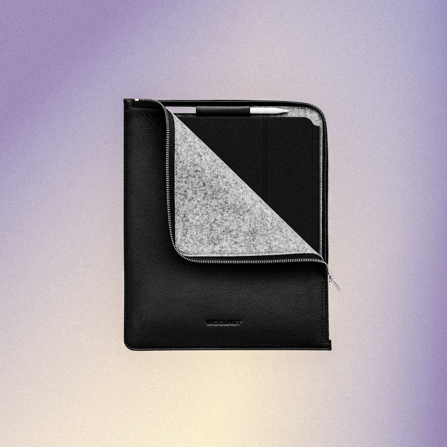 Woolnut Leather Folio for 11-inch iPad Pro & Air - Black