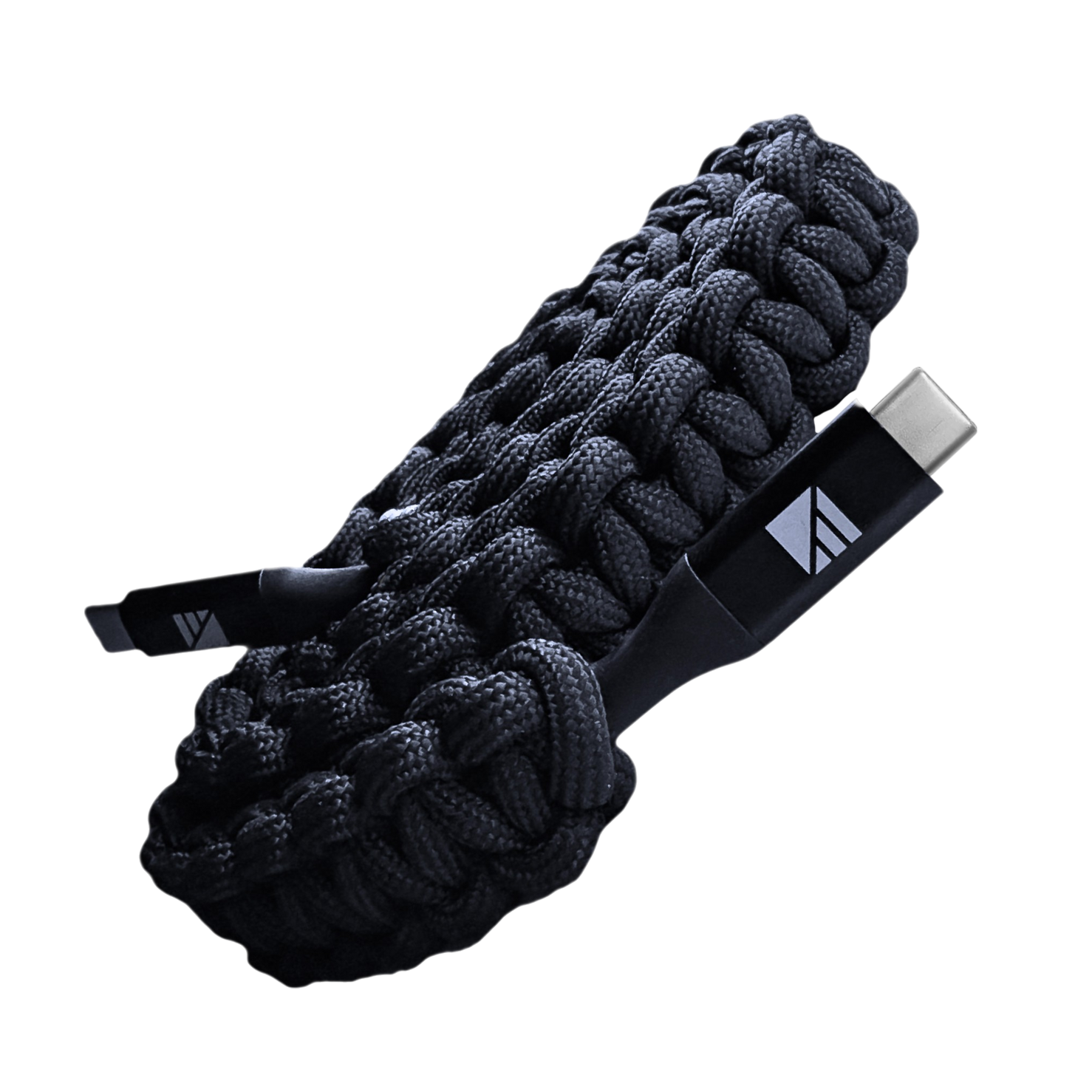 Dark Energy Paracord USB-C Cable - Black