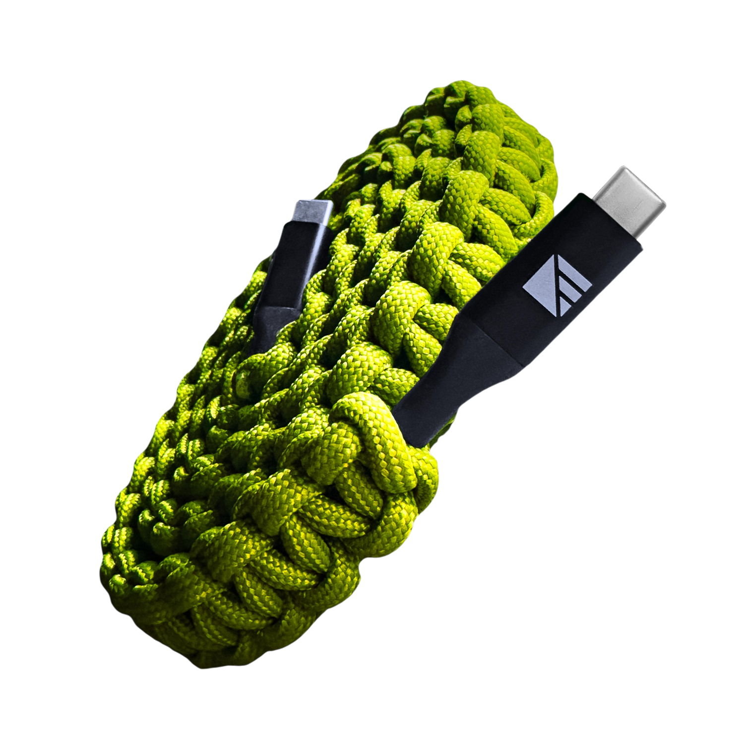 Dark Energy Paracord USB-C Cable - Green