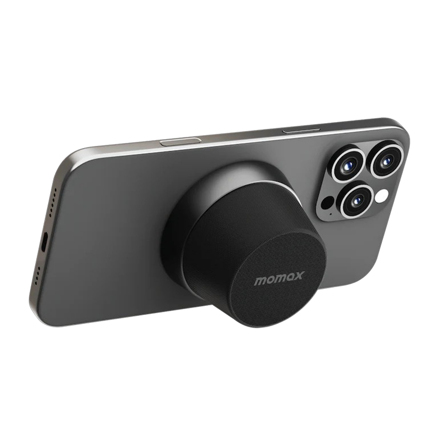 Momax 1-Vibe Go Magnetic Portable True Wireless Speaker - Black