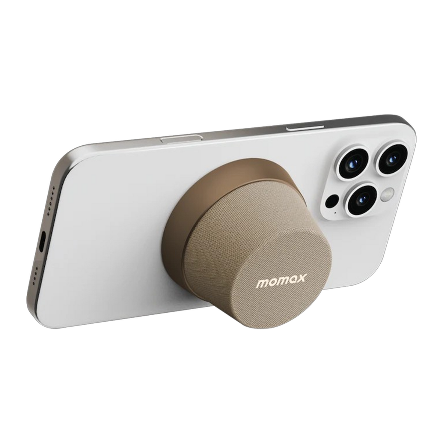 Momax 1-Vibe Go Magnetic Portable True Wireless Speaker - Sandstone