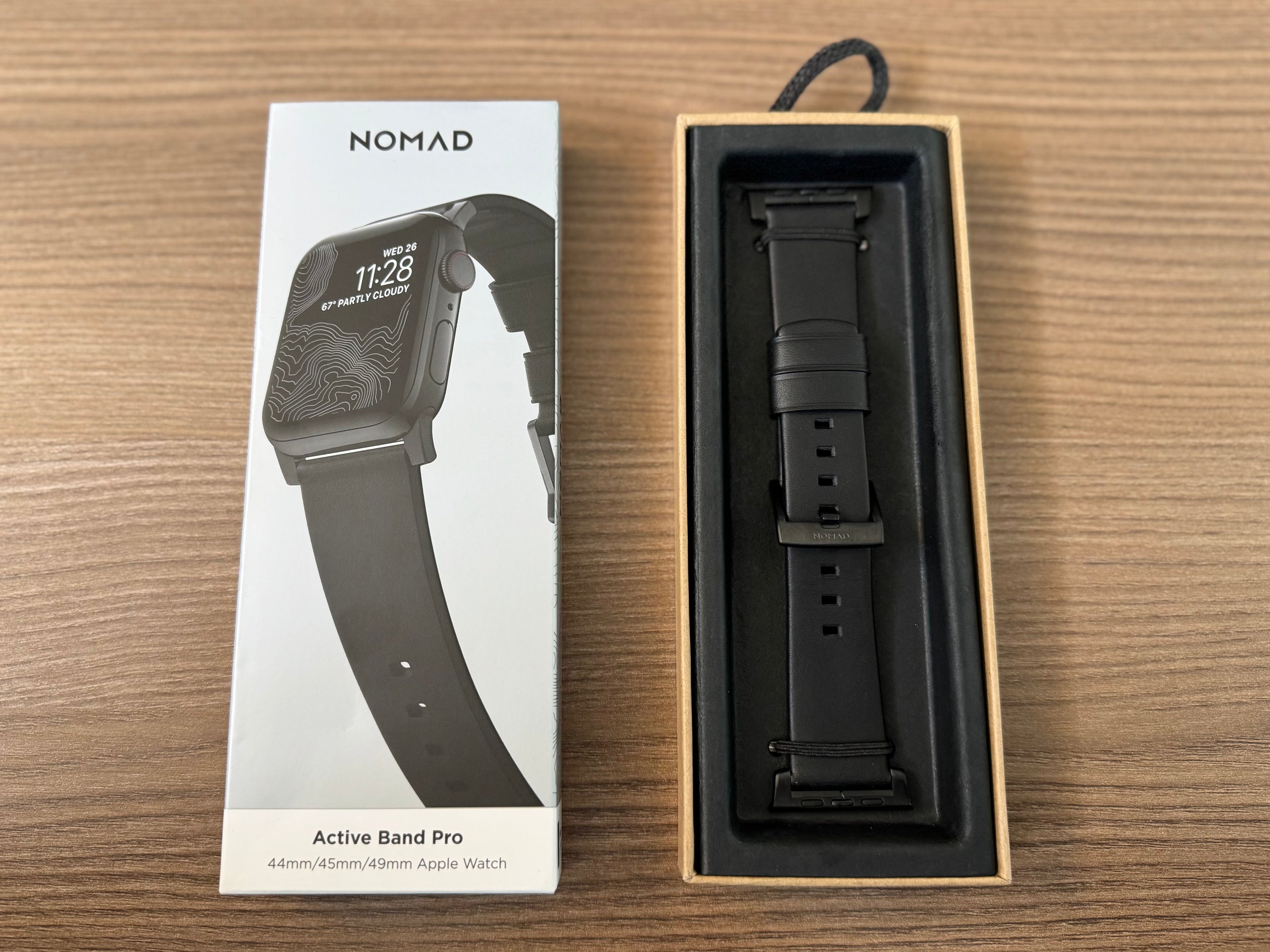 Nomad Active Band Pro - 45/49mm - Black - Black Hardware - Open Box