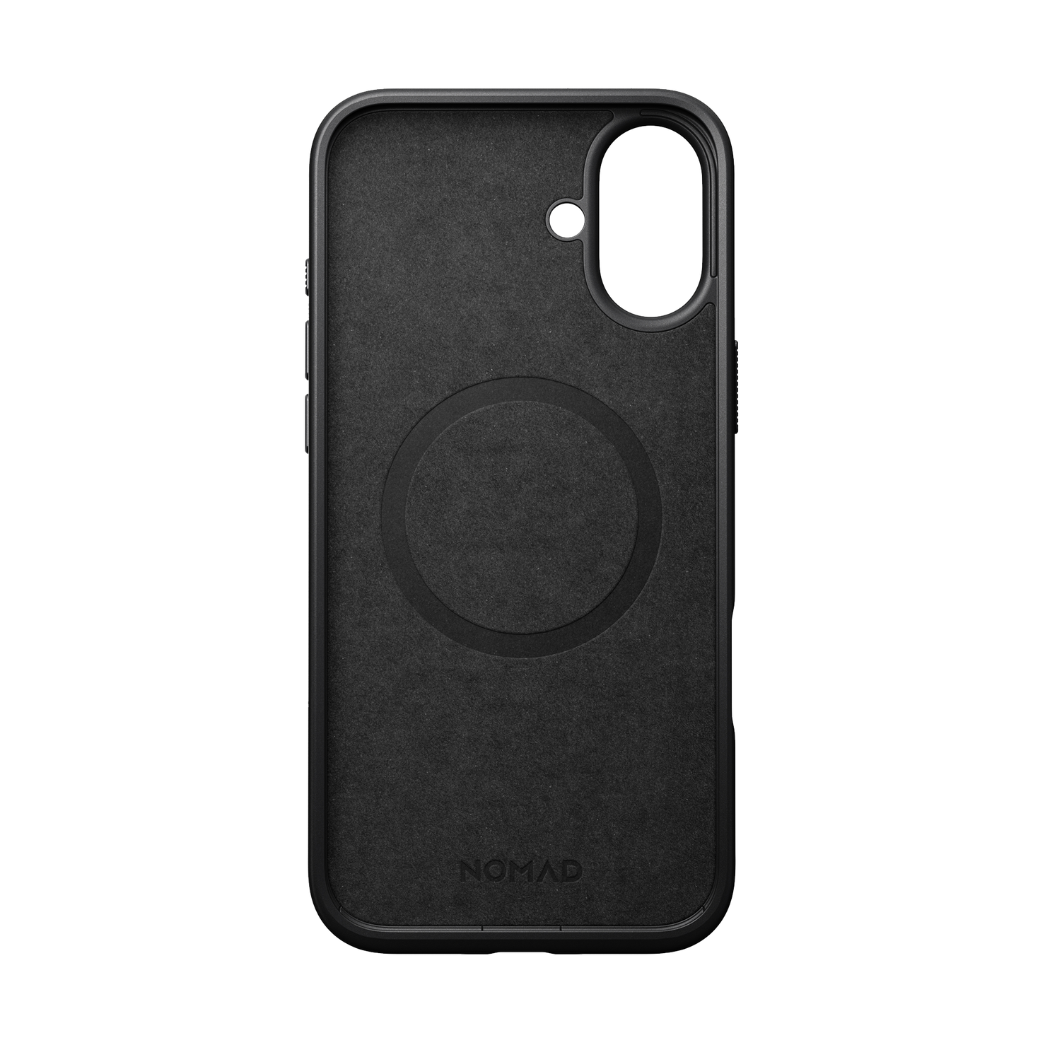 Nomad Modern Leather Case for iPhone 16 Plus - Black