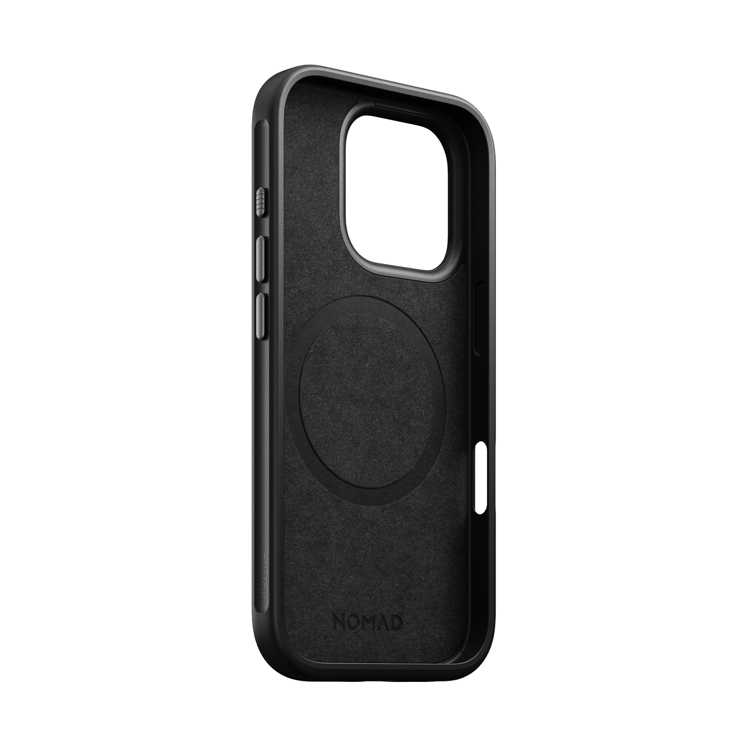 Nomad Modern Leather Case for iPhone 16 Pro - Black