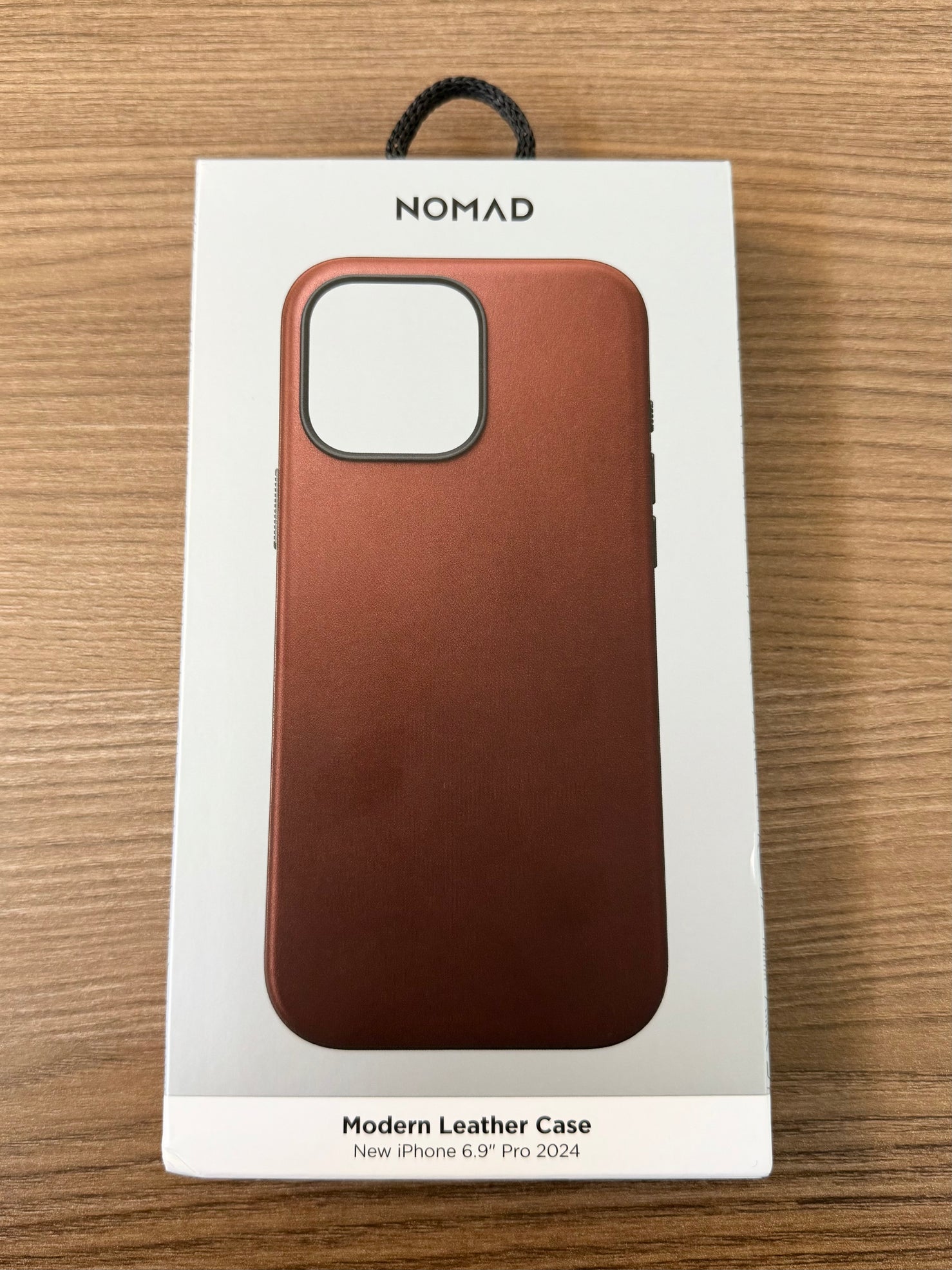 Nomad Modern Leather Case for iPhone 16 Pro Max - Brown - Open Box