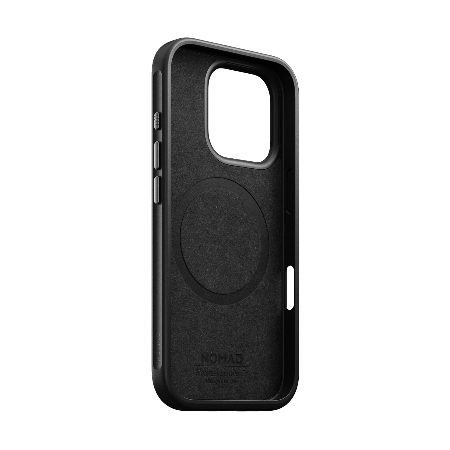 Nomad Modern Leather Case with Horween Leather for iPhone 16 Pro - Black