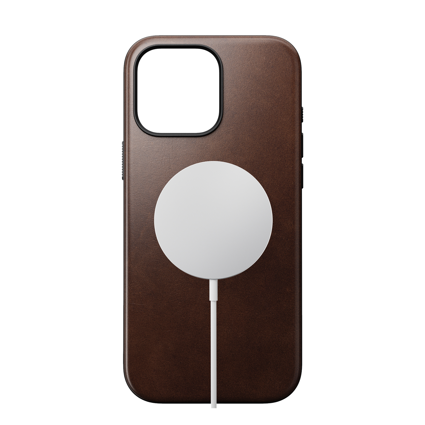 Nomad Modern Leather Case with Horween Leather for iPhone 16 Pro Max - Rustic Brown