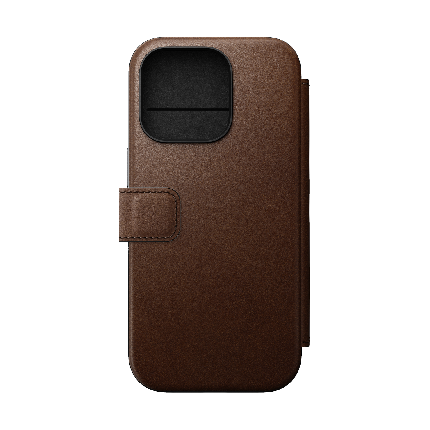 Nomad Modern Leather Folio for iPhone 16 Pro - Brown