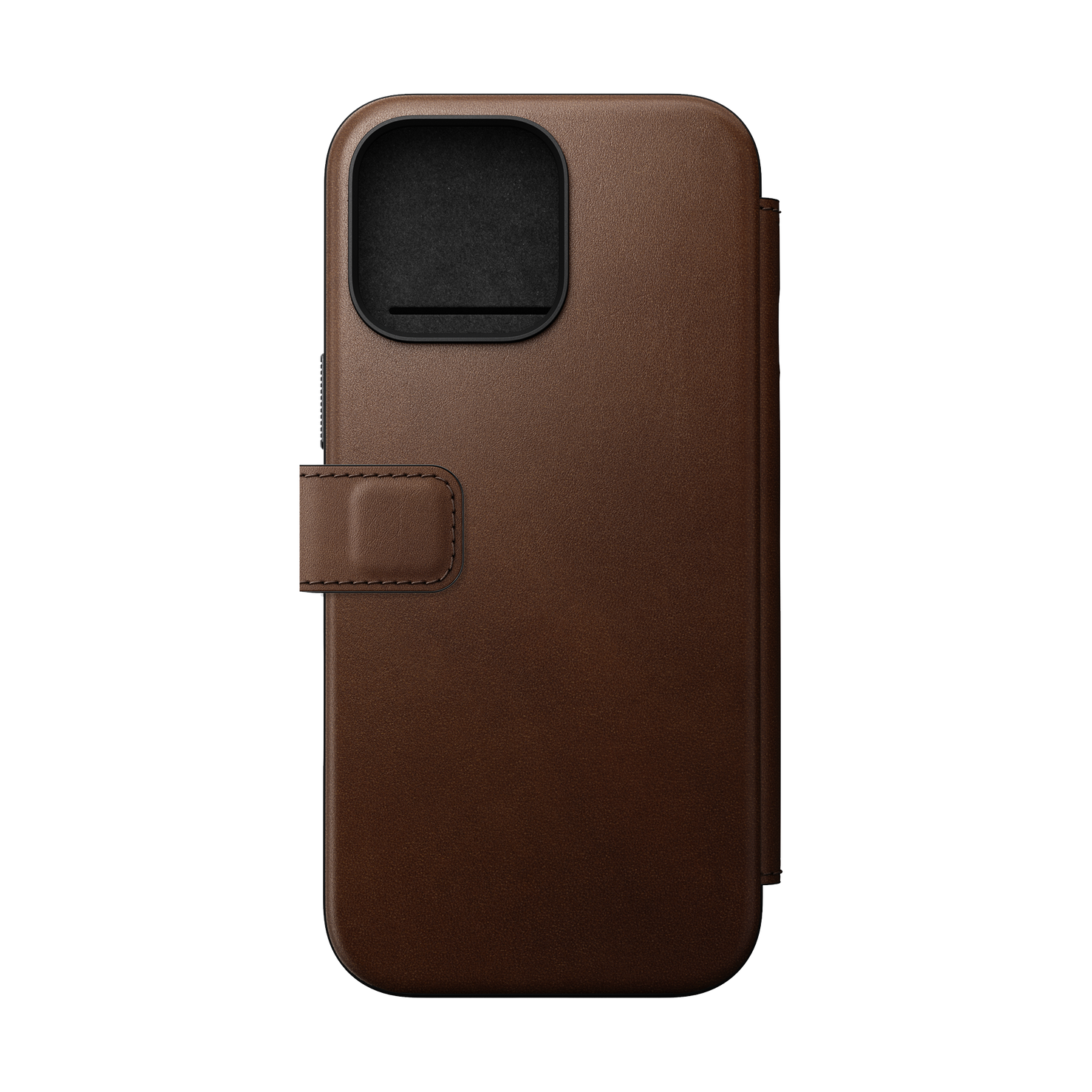 Nomad Modern Leather Folio for iPhone 16 Pro Max - Brown - Open Box