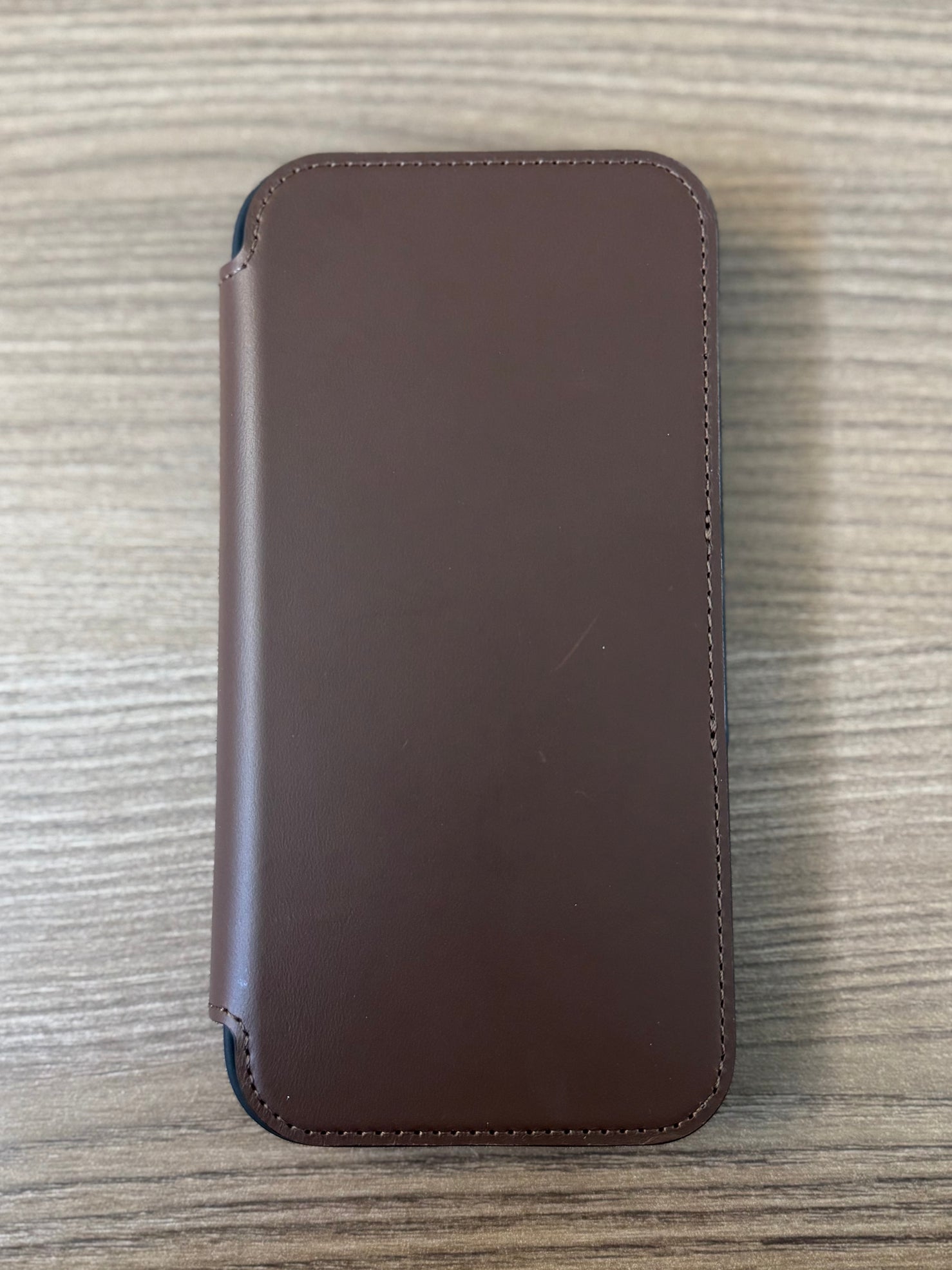 Nomad Modern Leather Folio for iPhone 16 Pro Max - Brown - Open Box