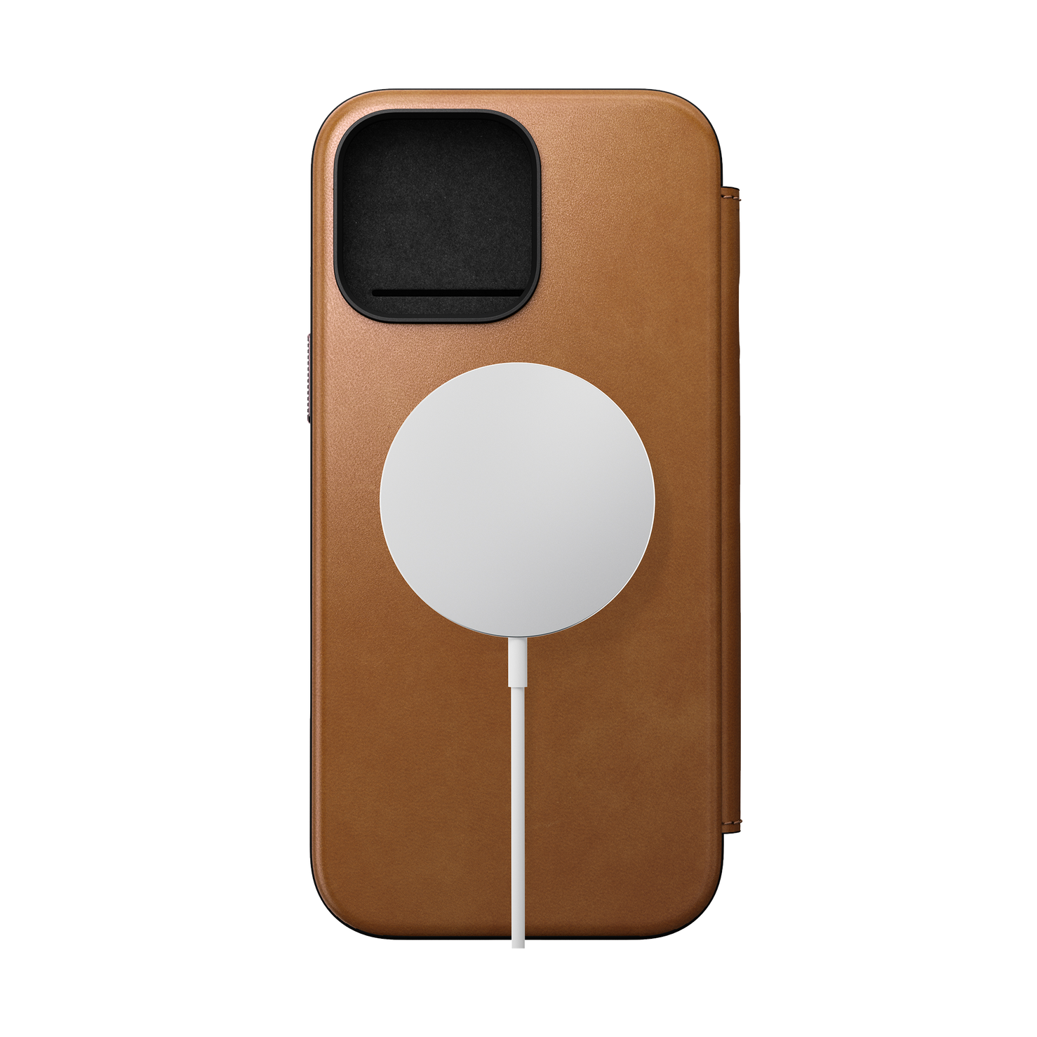 Nomad Modern Leather Folio for iPhone 16 Pro Max - English Tan