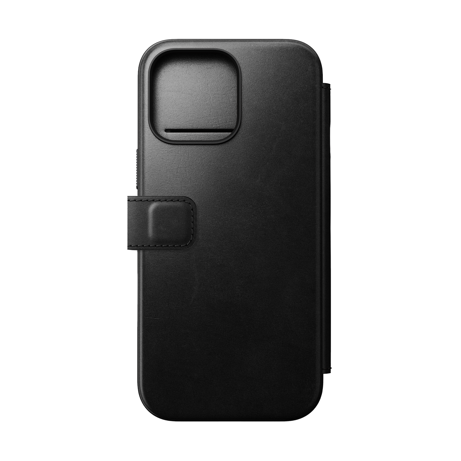 Nomad Modern Leather Folio with Horween Leather for iPhone 16 Pro Max - Black