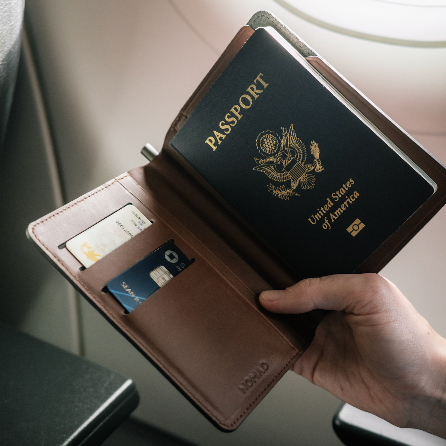 Nomad Passport Wallet with Horween Leather - Pen Edition - Rustic Nomad Passport Wallet with Horween Leather - Pen Edition - Rustic