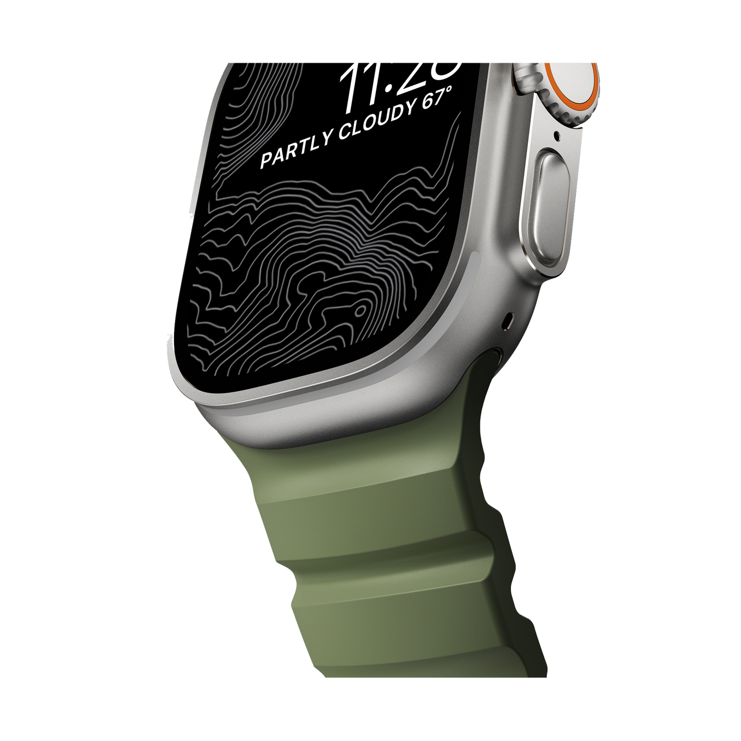 Nomad Rocky Point Band - 46/49mm - Natural Hardware - Forest