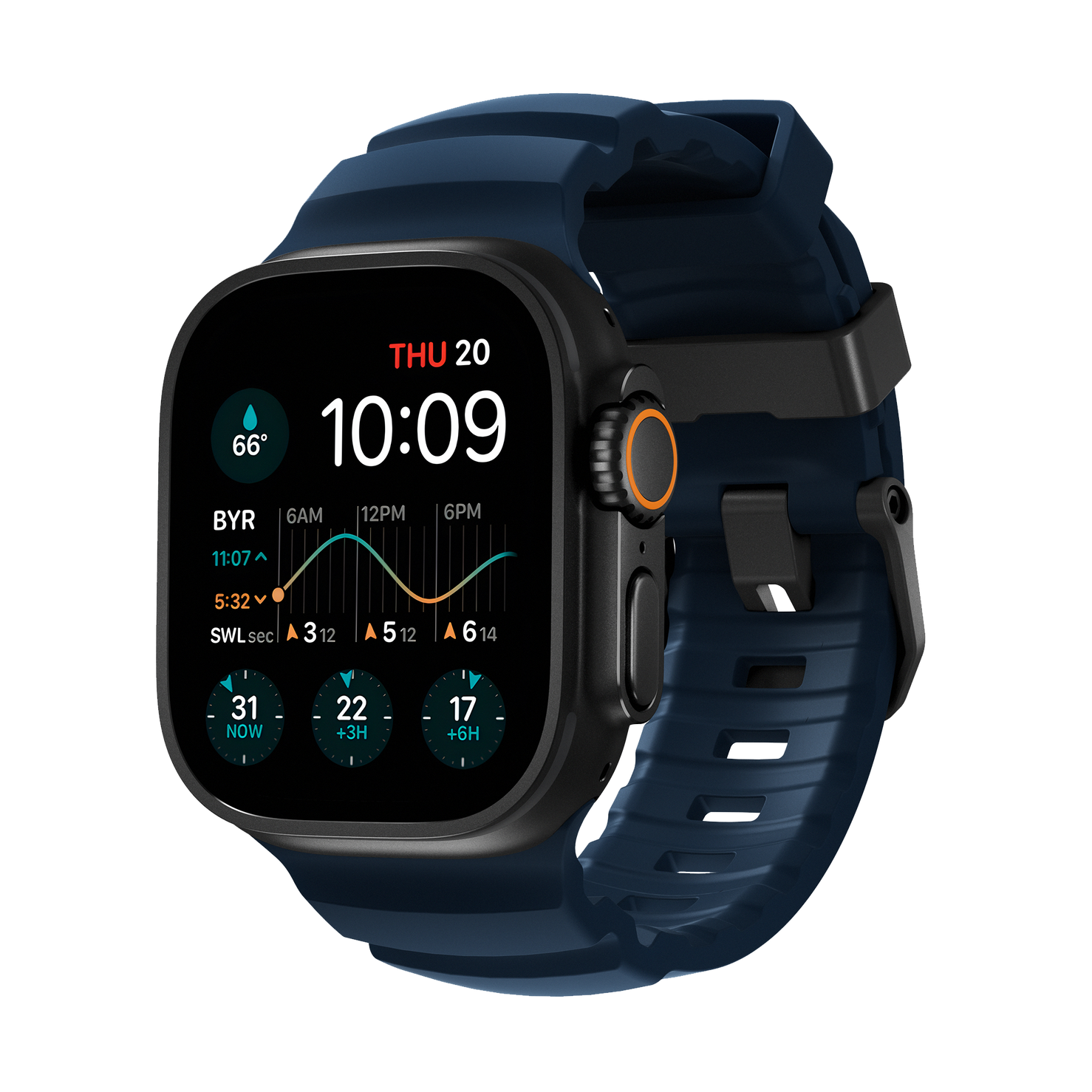 Nomad Rocky Point Band - 46/49mm - Black Hardware - Atlantic