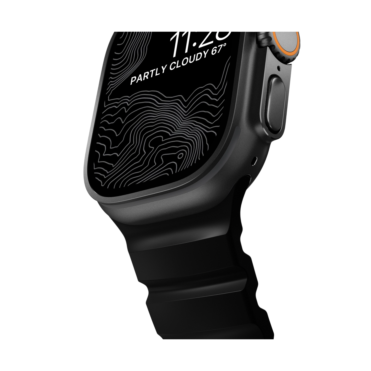 Nomad Rocky Point Band - 46/49mm - Carbon Black - Black Hardware