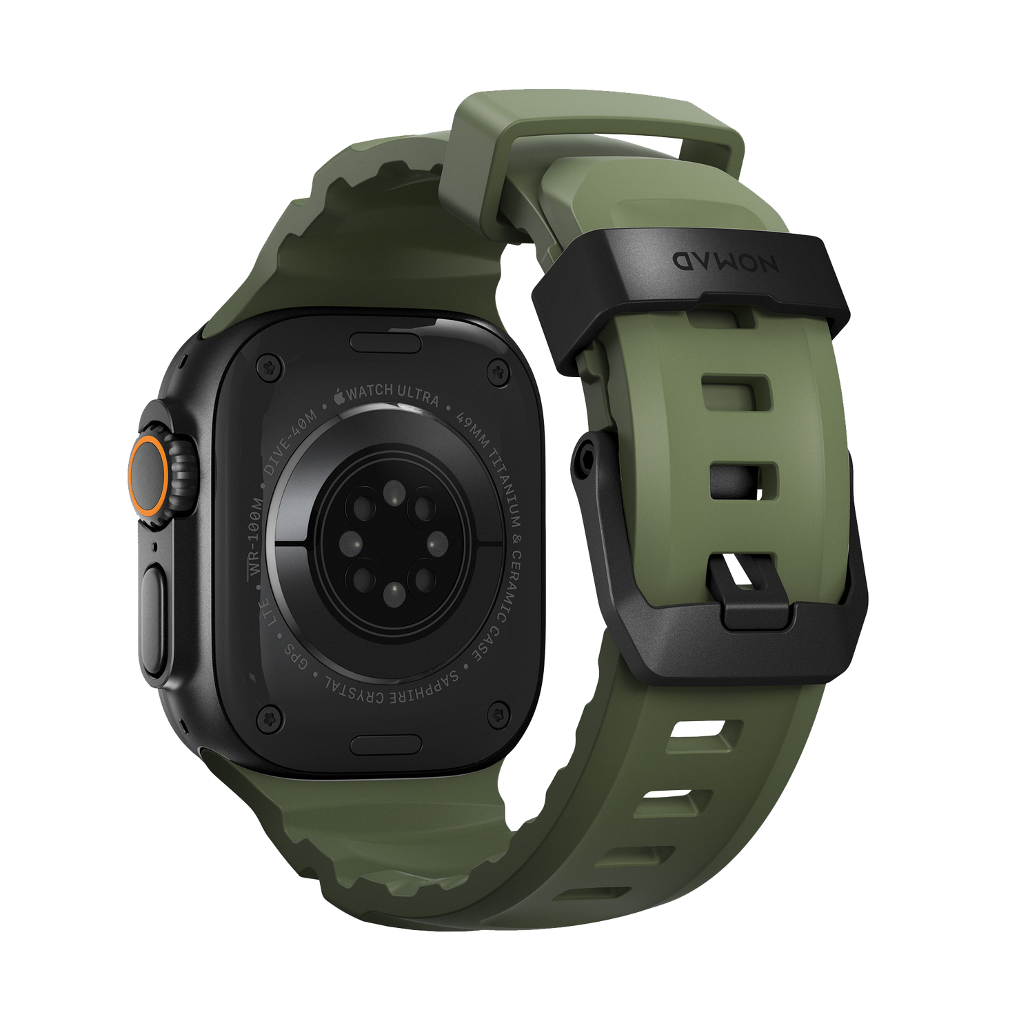 Nomad Rocky Point Band - 46/49mm - Forest - Black Hardware