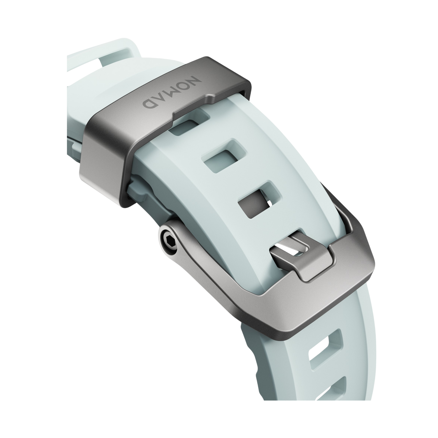 Nomad Rocky Point Band - 46/49mm - Icy Blue Glow - Natural Hardware - Limited Edition