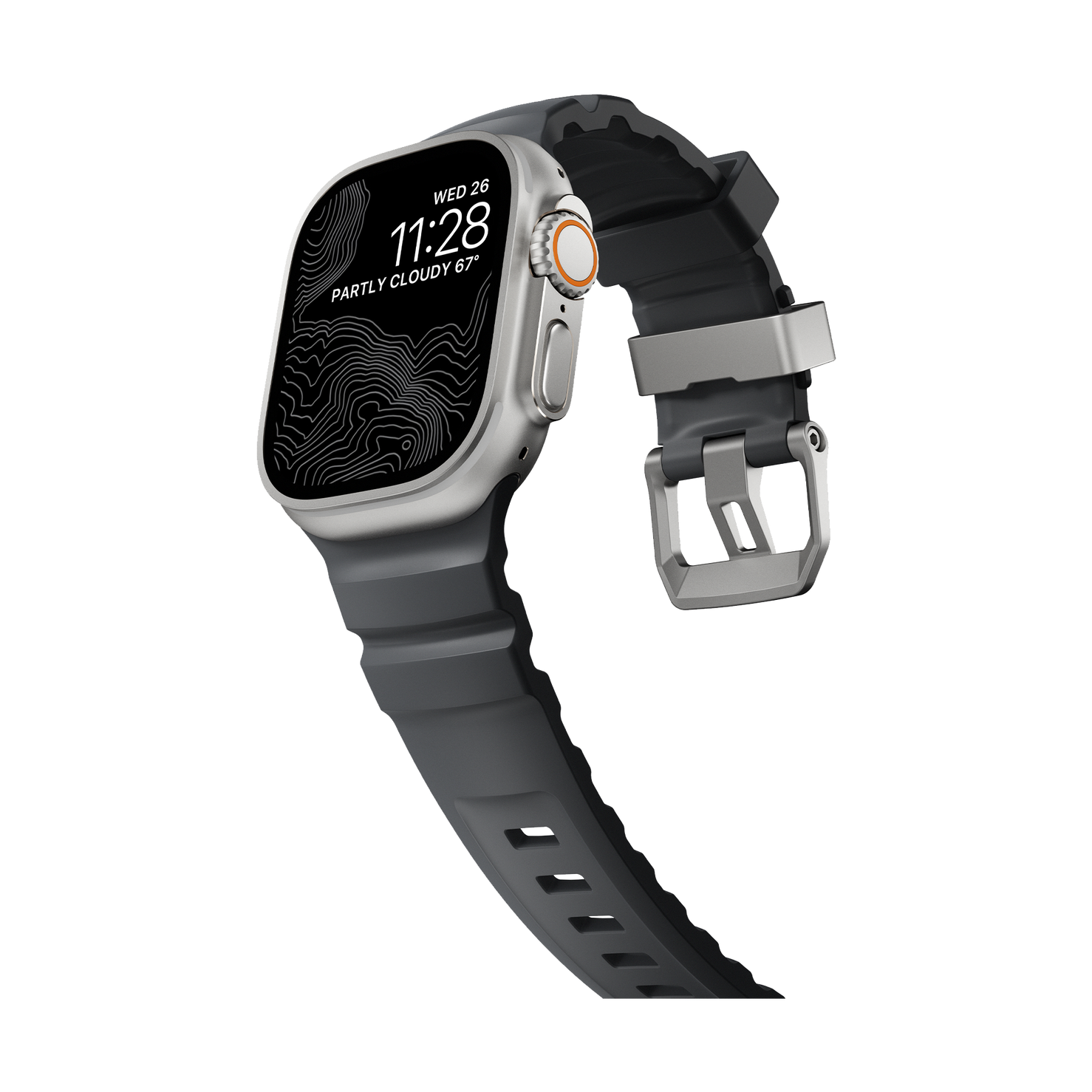 Nomad Rocky Point Band - 46/49mm - Storm - Natural Hardware