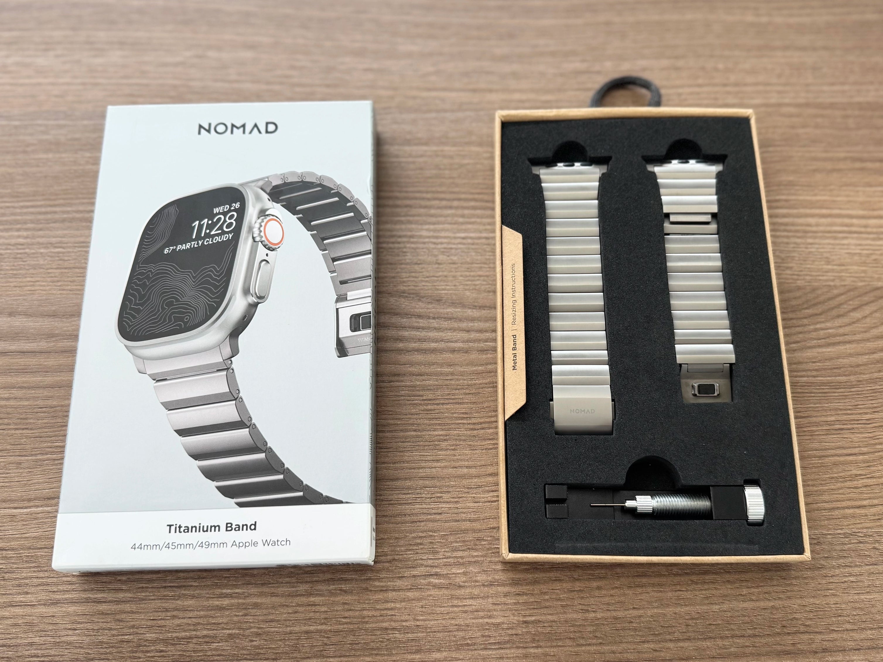 Nomad Titanium Band - 46/49mm - Natural - Open Box