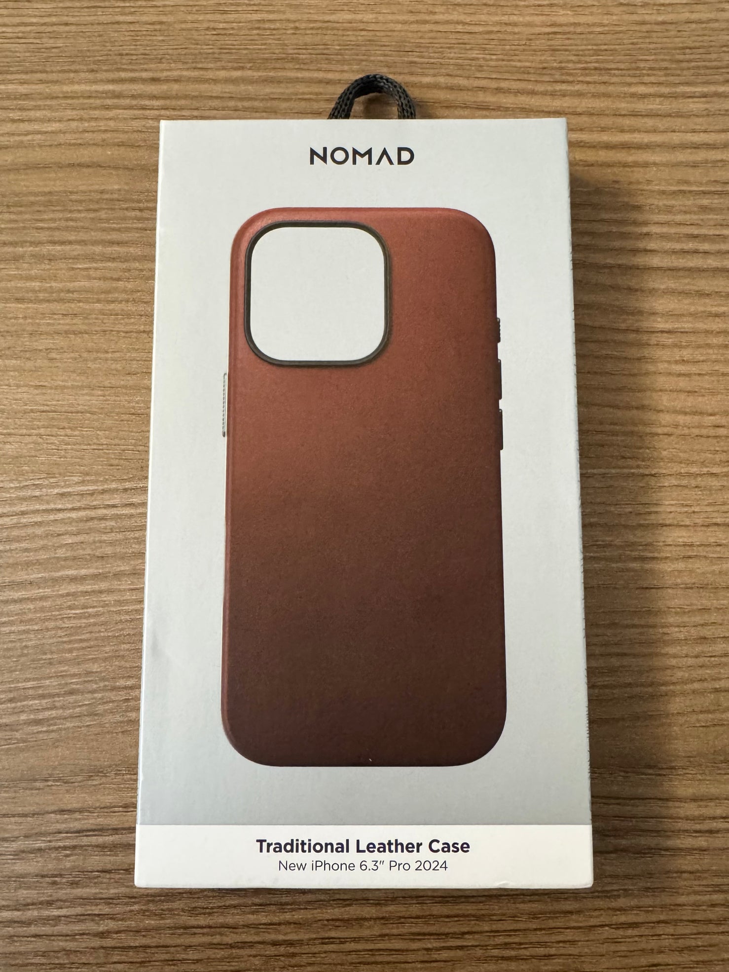 Nomad Traditional Leather Case for iPhone 16 Pro - Brown - Open Box