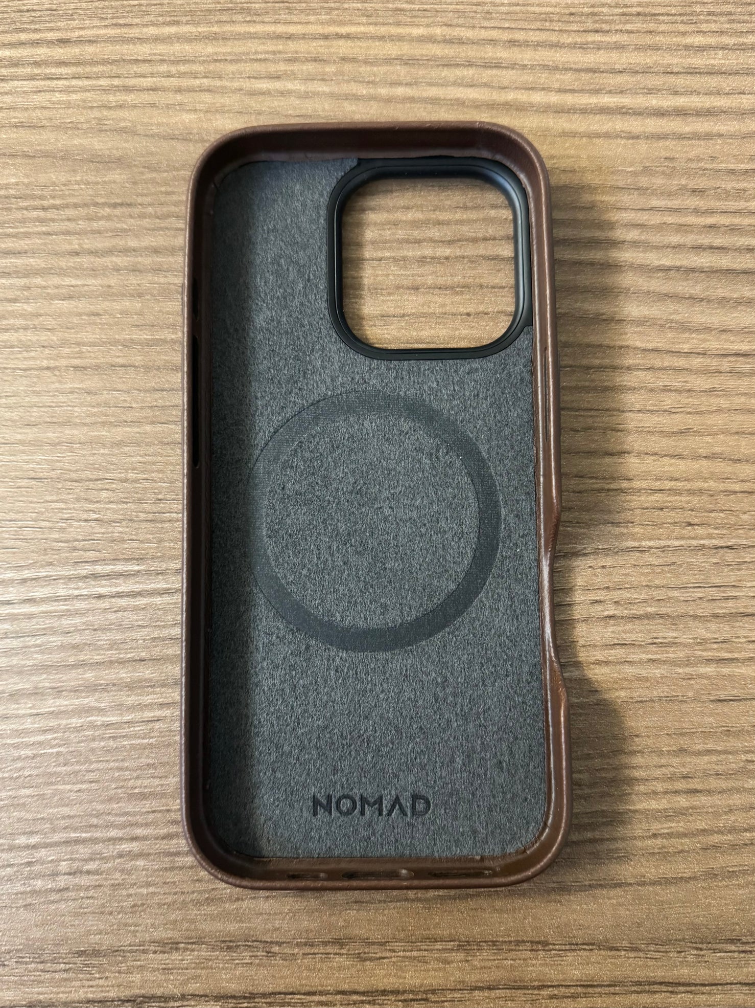 Nomad Traditional Leather Case for iPhone 16 Pro - Brown - Open Box