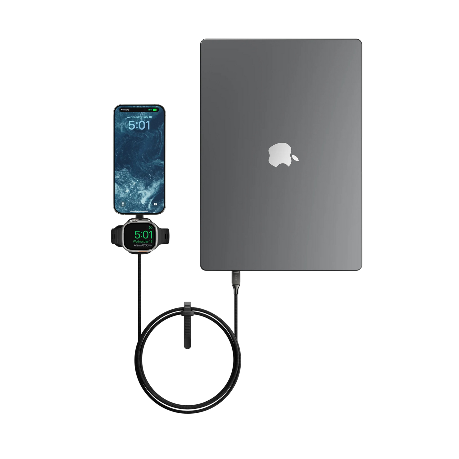 Nomad Universal Cable for Apple Watch - 1.5m - Black