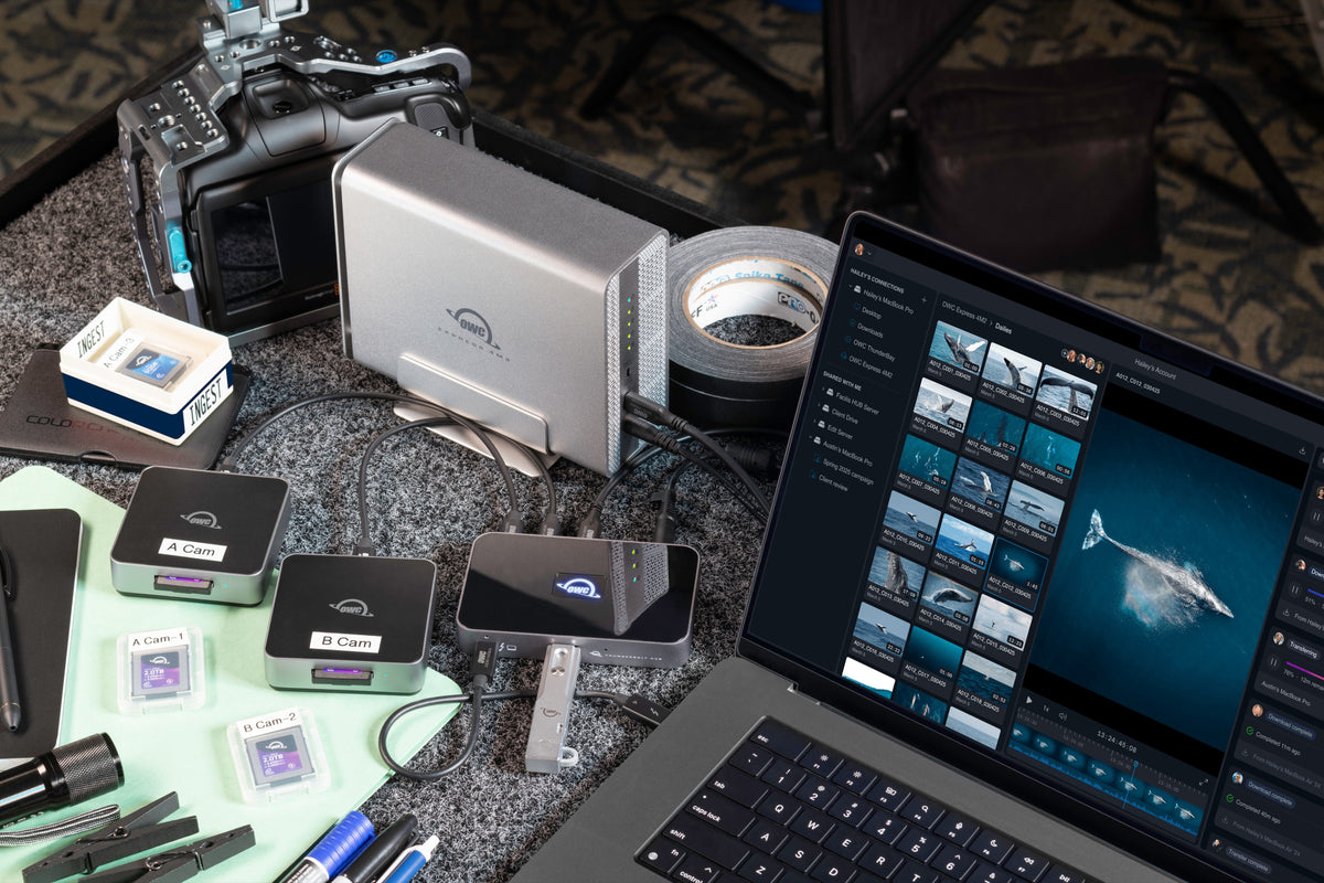 OWC Express 4M2 Four-Slot USB4 NVMe M.2 SSD Enclosure