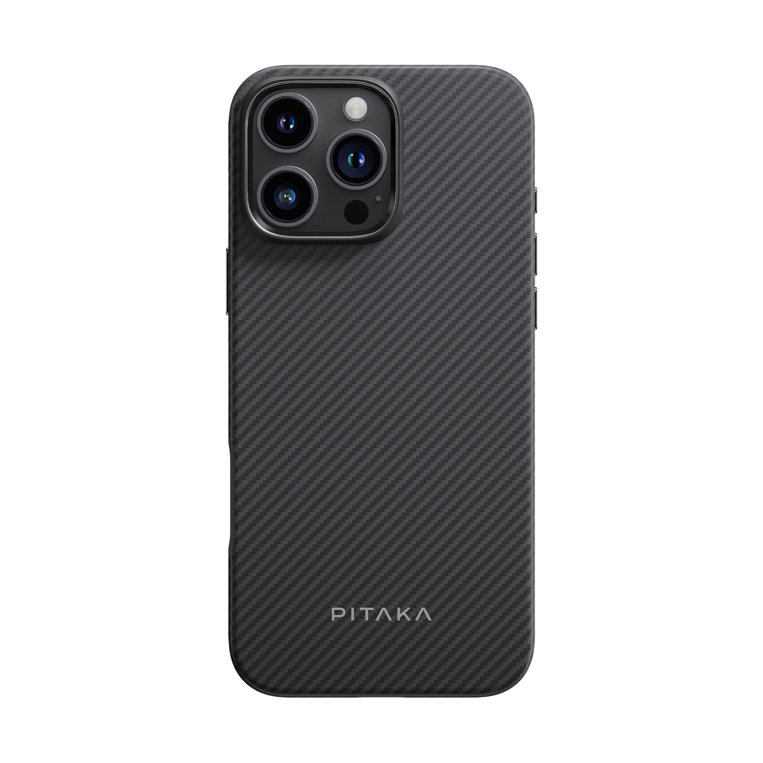 PITAKA Military-Grade Protective Case for iPhone 16 Pro Max - Black / Grey