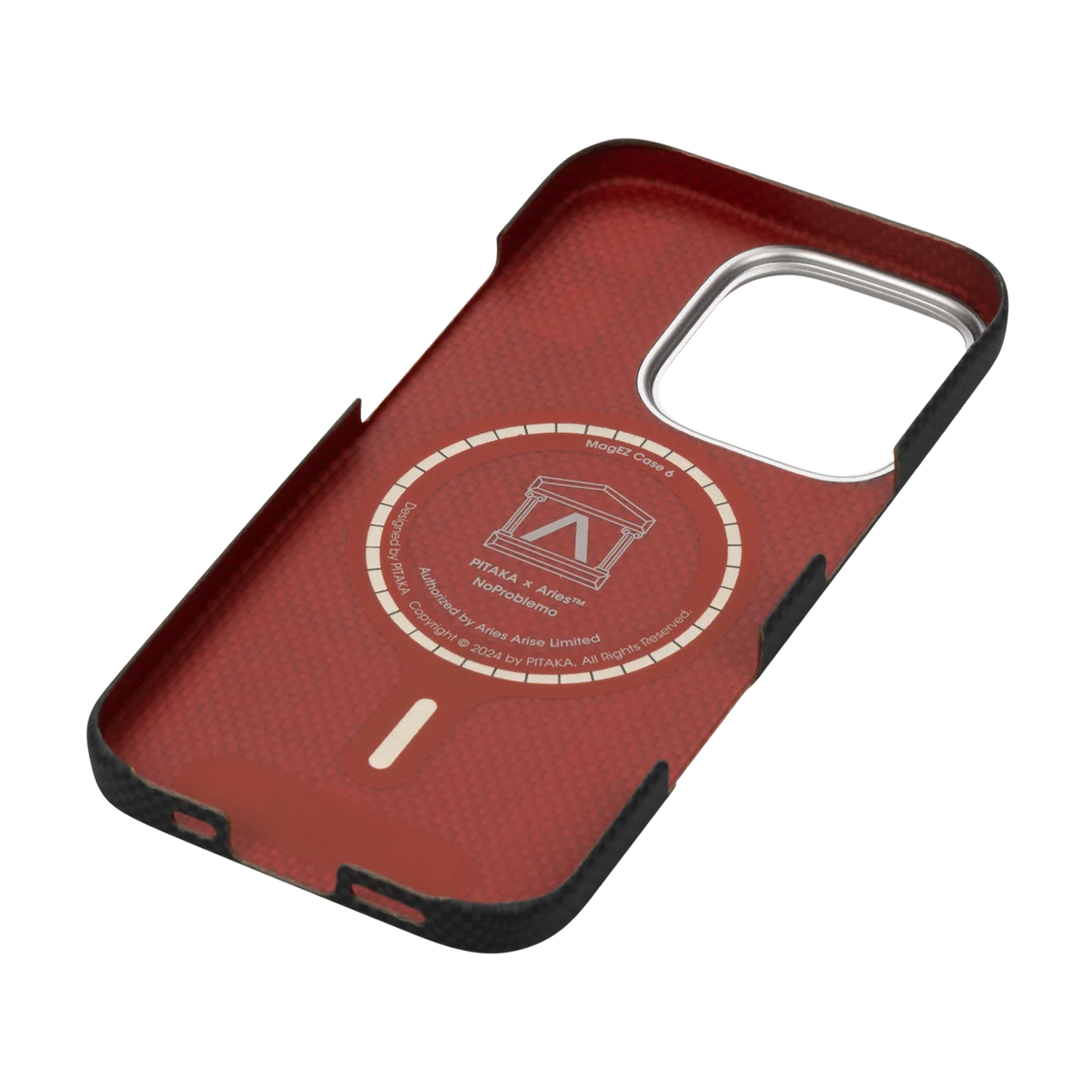 PITAKA x Aries Luminous Tactile Woven Case for iPhone 16 Pro - NoProblemo