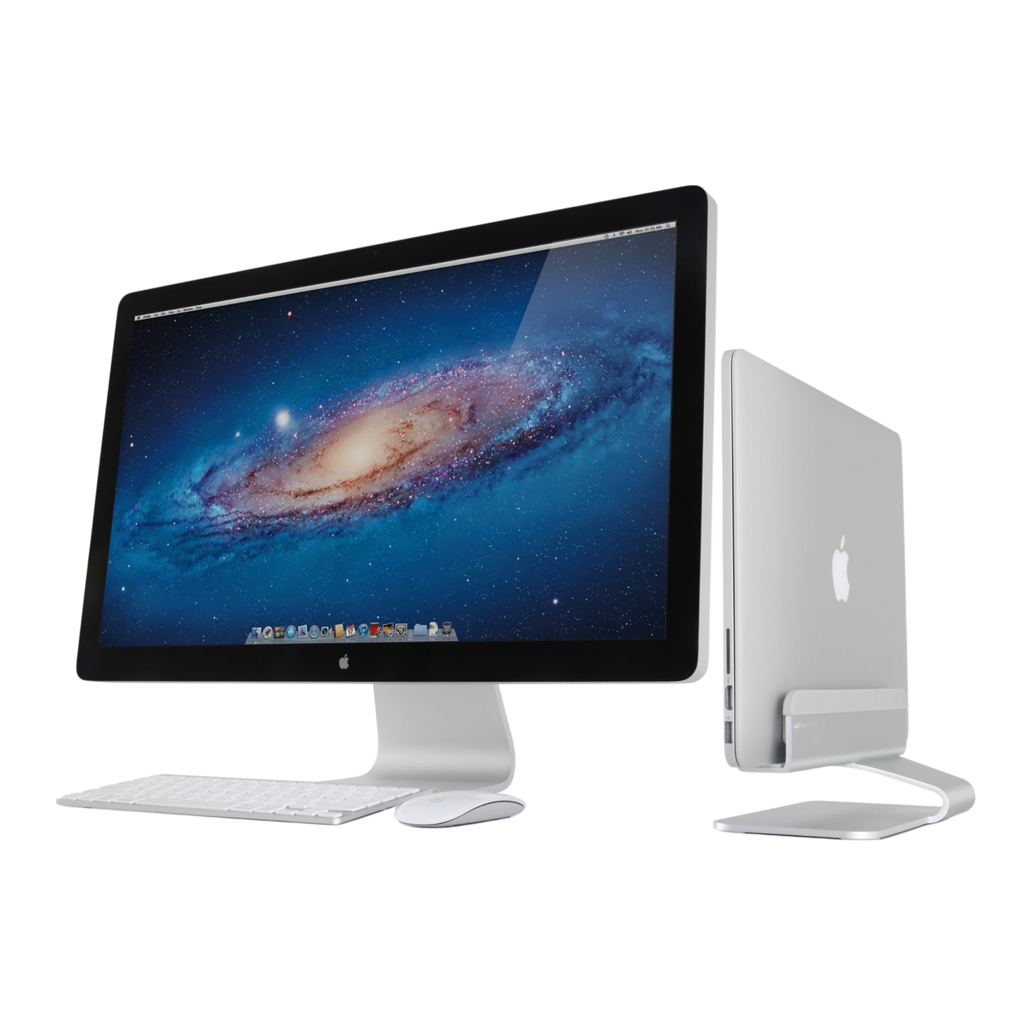 Rain Design mTower Vertical Laptop Stand - Silver