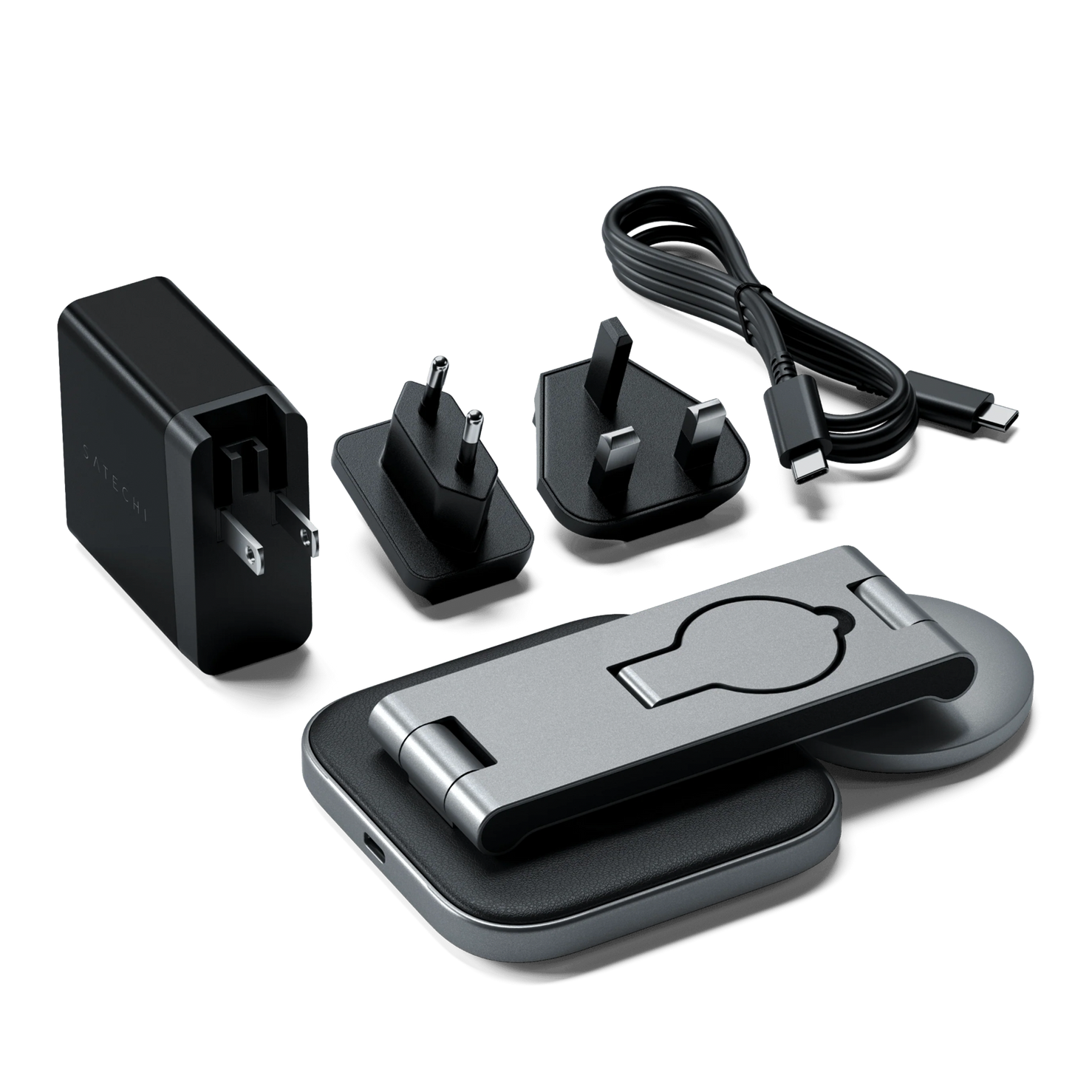 Satechi 3-in-1 Foldable Qi2 Wireless Charging Stand