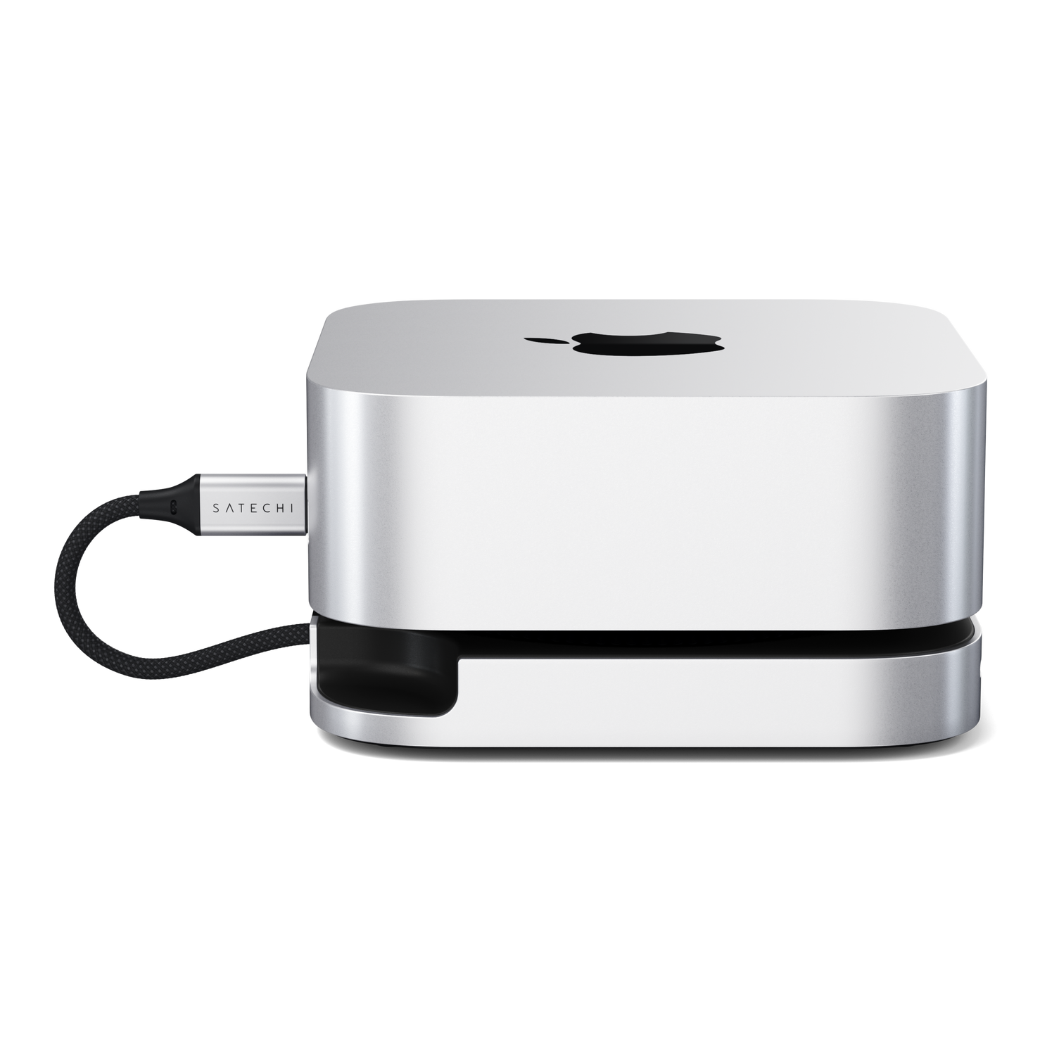 Satechi Mac Mini M4 Stand & Hub with SSD Enclosure – MegaMac Satechi Mac Mini M4 Stand & Hub with SSD Enclosure – MegaMac