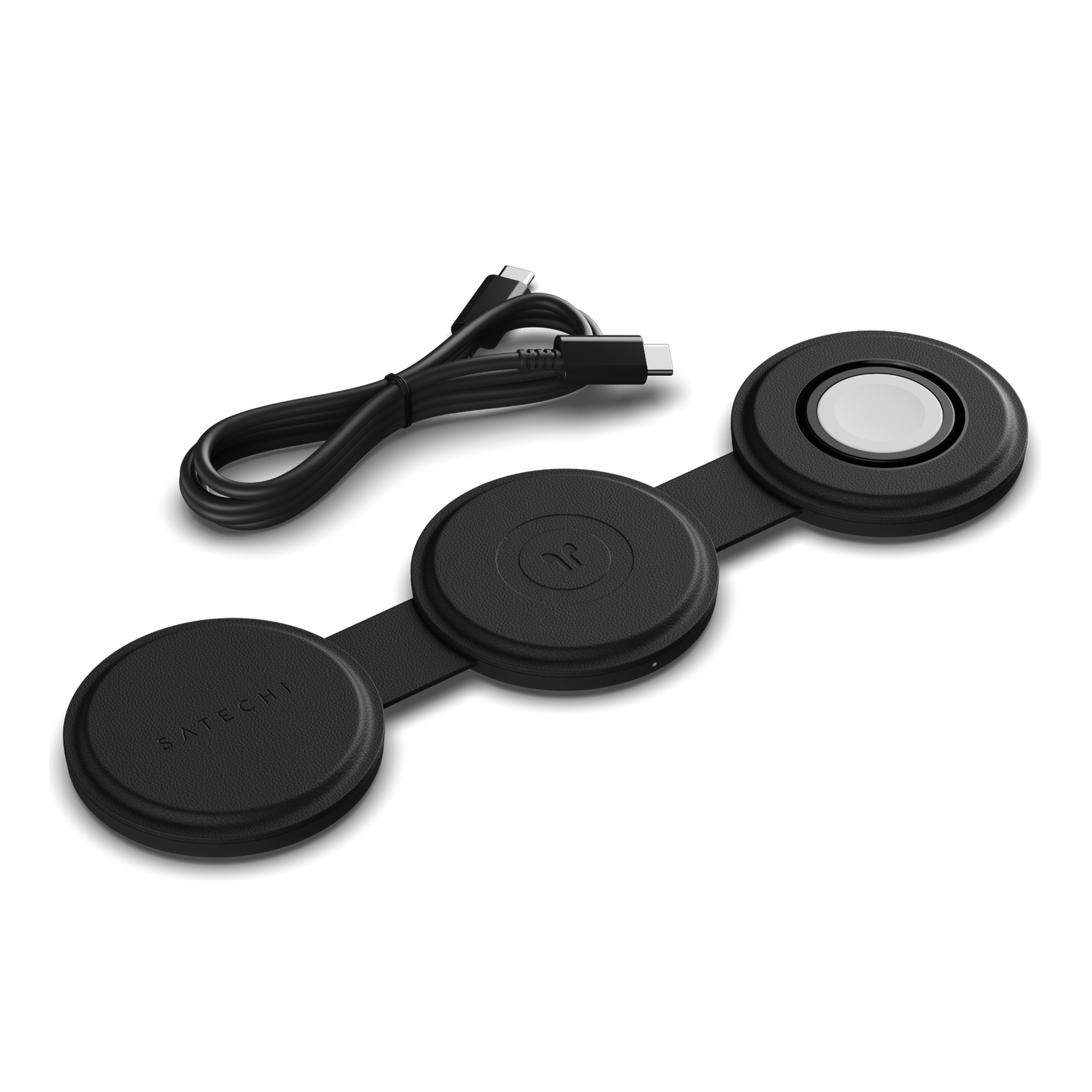 Satechi OntheGo 3-in-1 Wireless Charger - Black