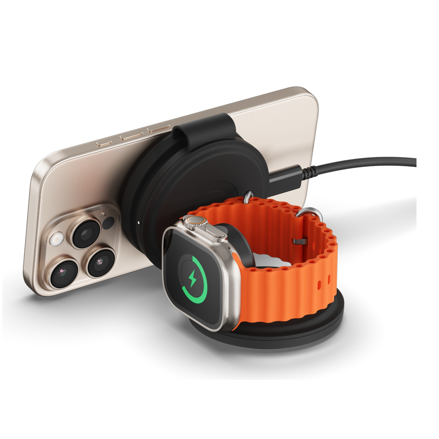 Satechi OntheGo 3-in-1 Wireless Charger - Black