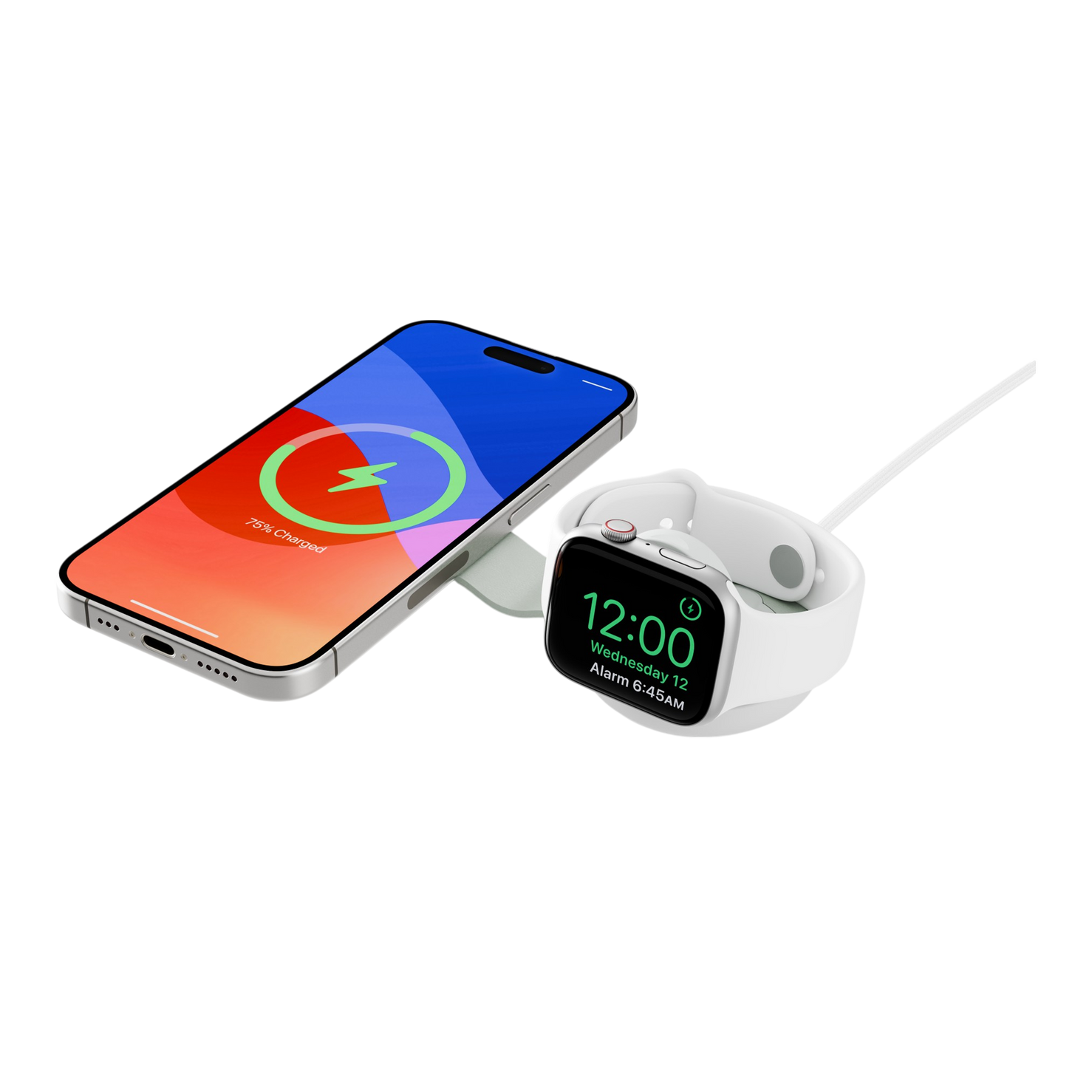 Twelve South ButterFly SE 2-in-1 Qi2 Travel Charger - White