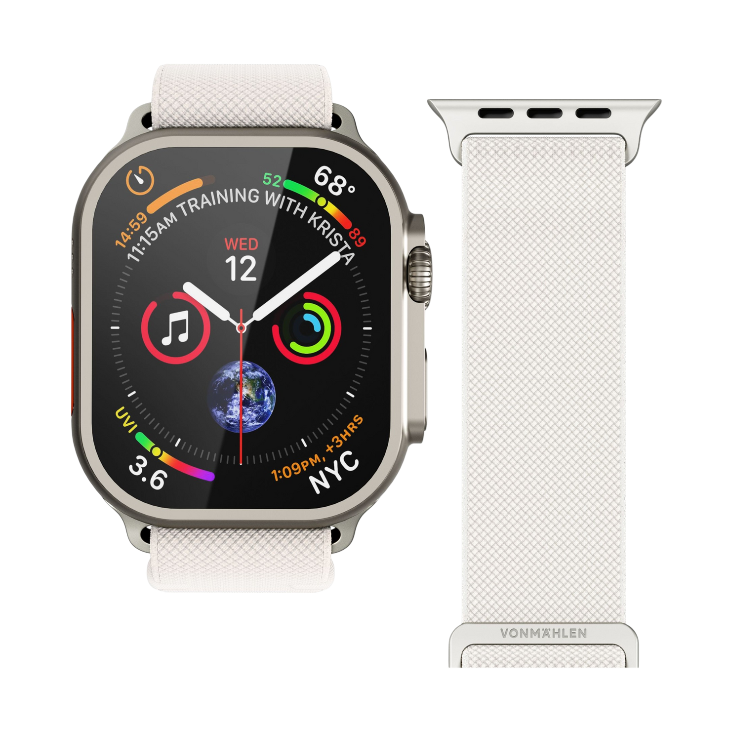 Vonmahlen Classic Nylon Loop - 42mm - Cream