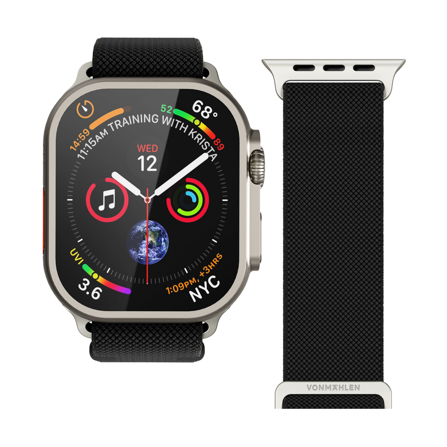 Vonmahlen Classic Nylon Loop - 46/49mm - Black