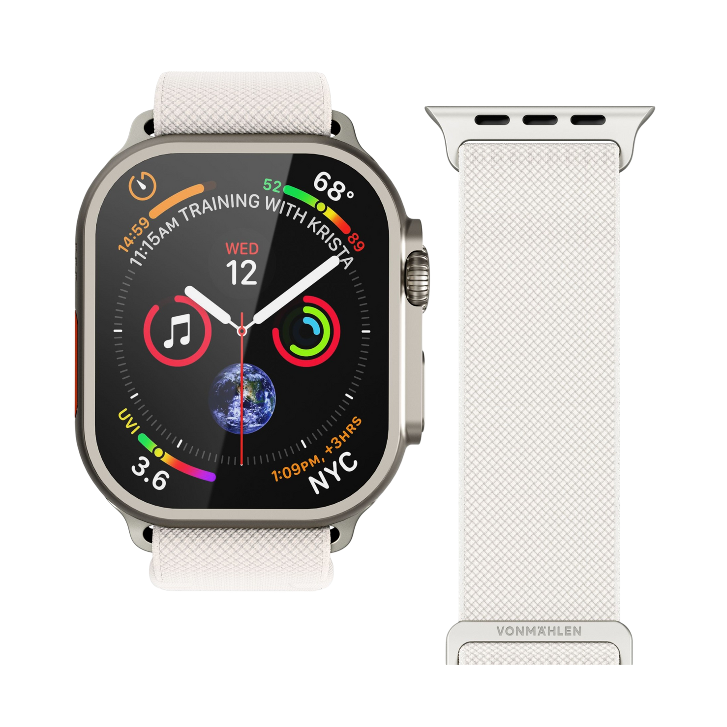 Vonmahlen Classic Nylon Loop - 46/49mm - Cream