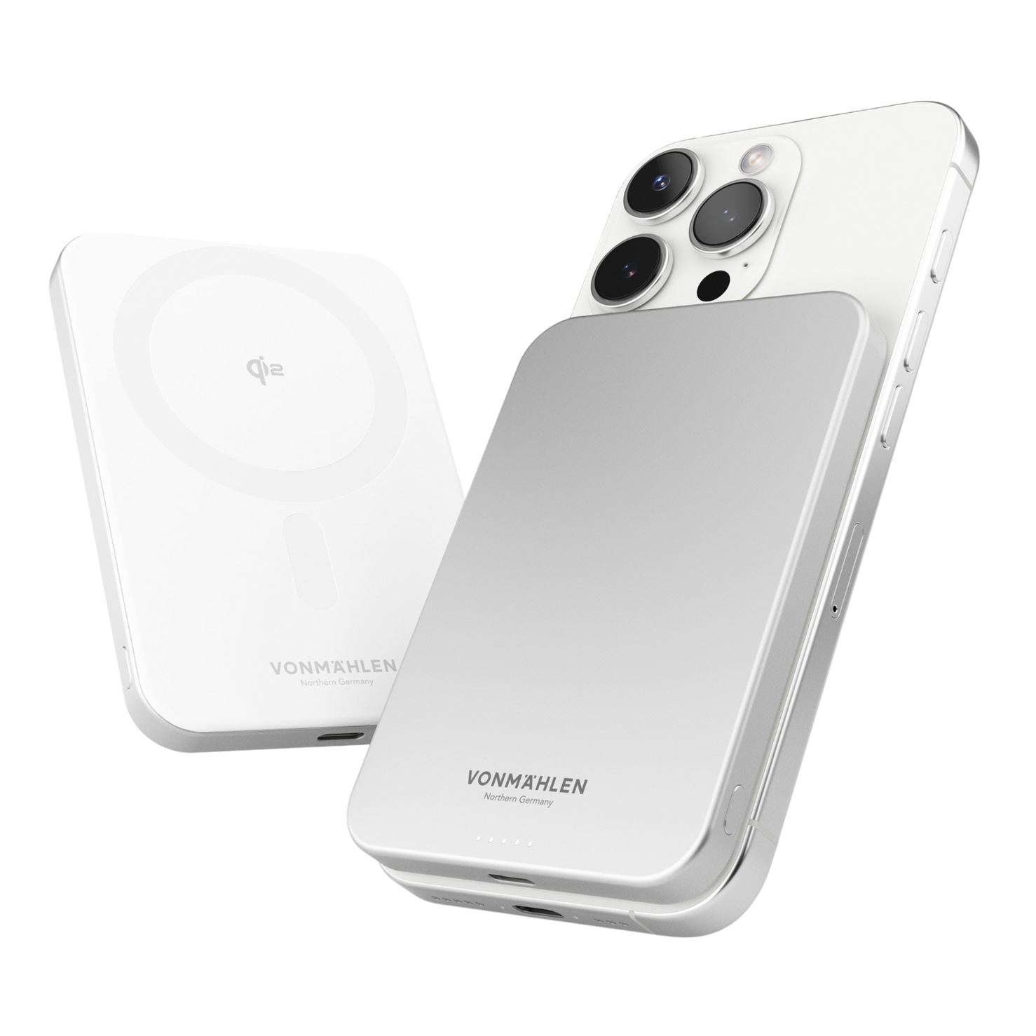 Vonmahlen Evergreen Mag Magnetic Power Bank - White